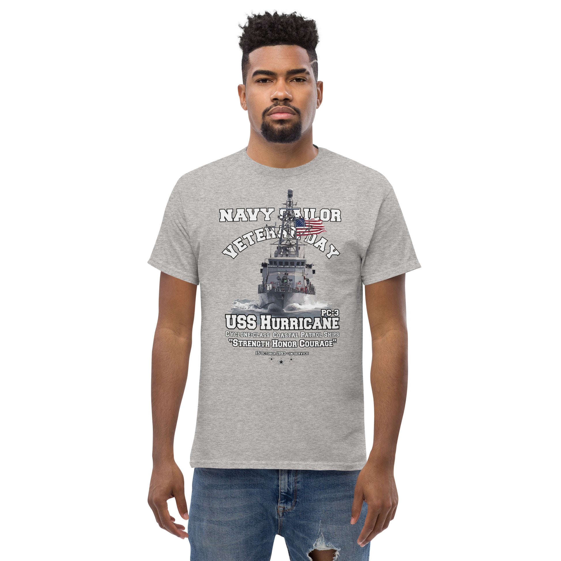USS HURRICANE PC-3 t-shirt, USS HURRICANE PC-3 veterans tee, Patrol Ship Veterans tee,USS HURRICANE PC-3 Patrol Ship Veterans T-shirt, US Patrol Ship Tees, Comancha T-shirt,