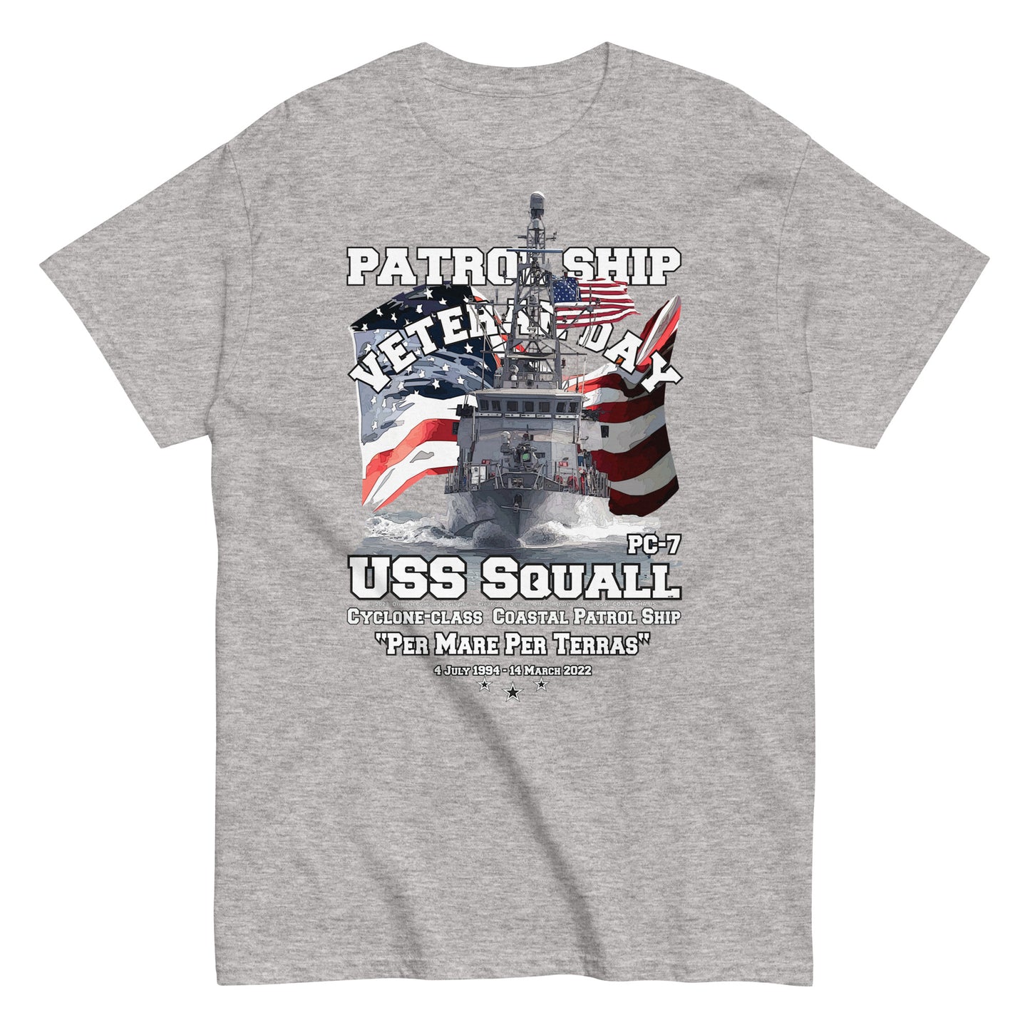 USS SQUALL t-shirt, US Navy Patrol Ship T-shirt, USS SQUALL PC-7 T-shirt,us navy t-shirt,comancha,