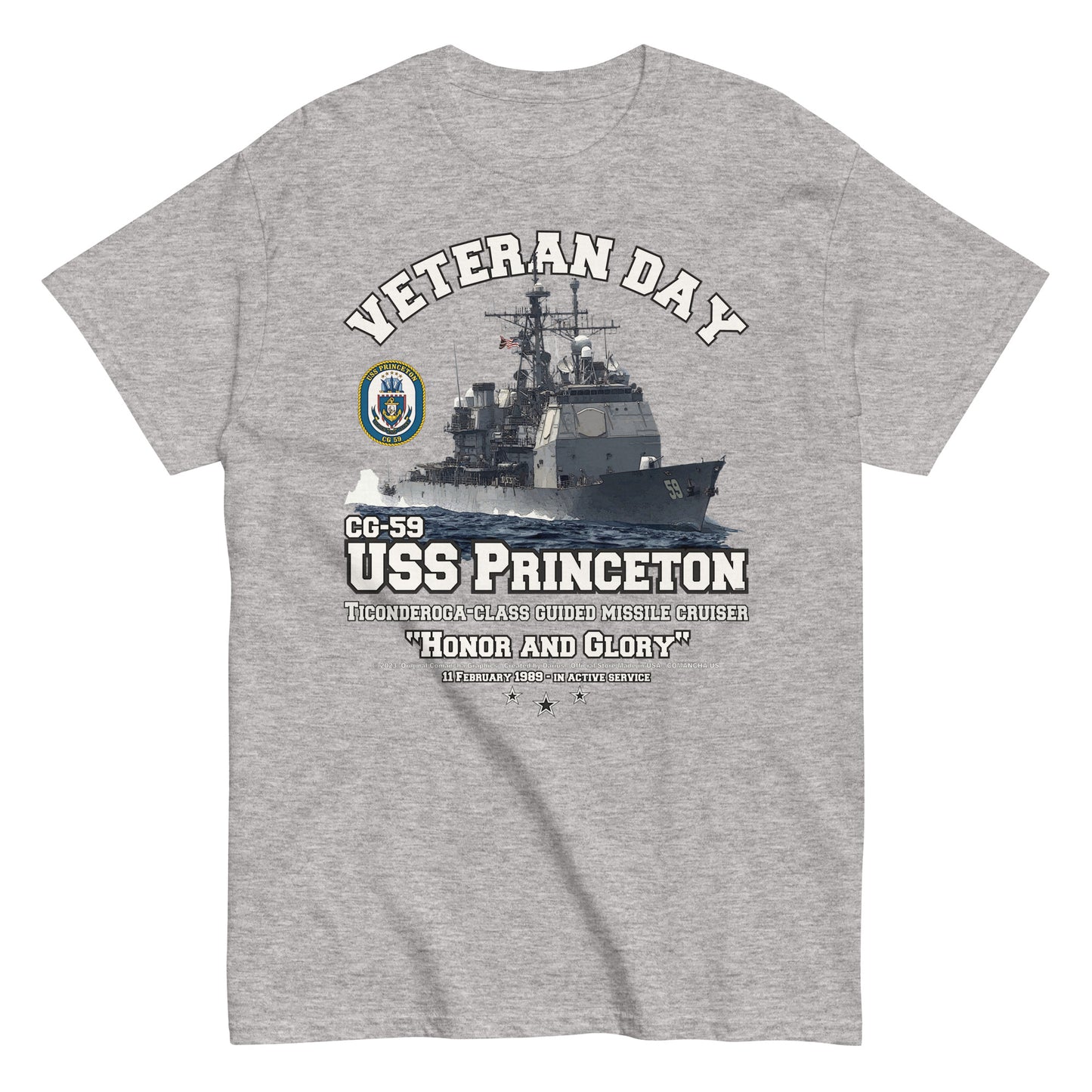 USS PRINCETON t-shirt,US Navy veterans tee, US Navy Cruiser T-shirt, USS PRINCETON CG-59 T-shirt,comancha,
