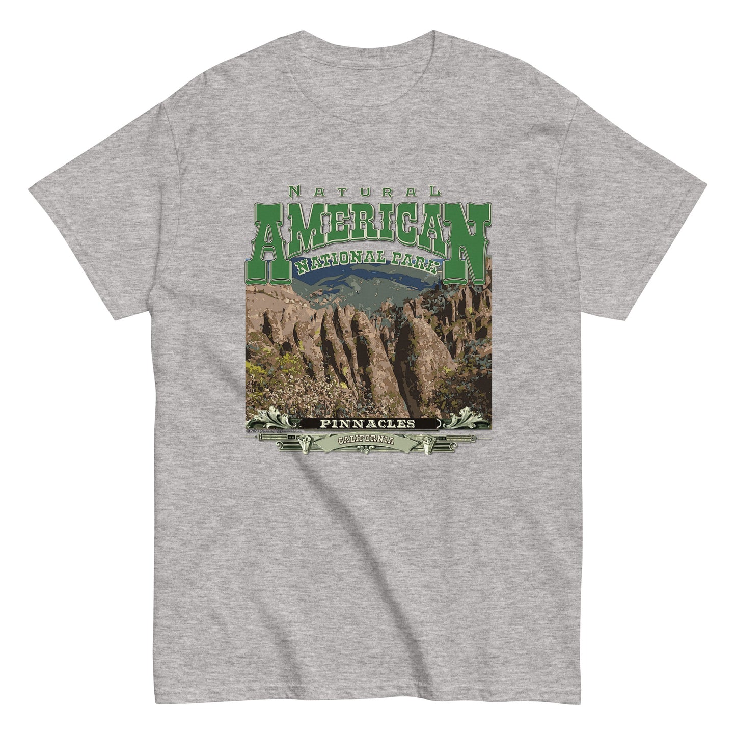 Pinnacles National Park t-shirt, Comancha Graphics,Pinnacles t-shirt, Comancha Graphics tee,