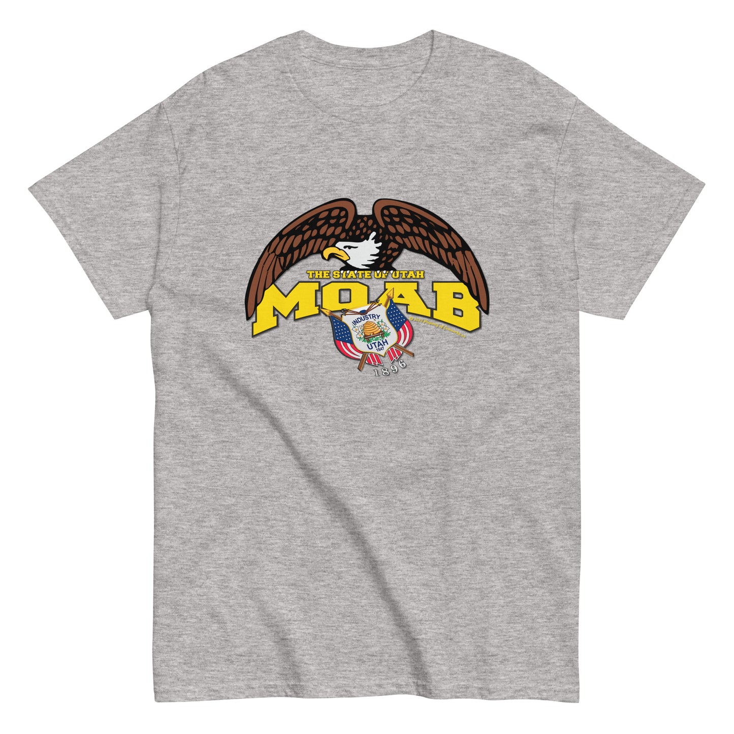 Moab t-shirt,Moab City t-shirt,Utah State T-shirt,comancha graphics,