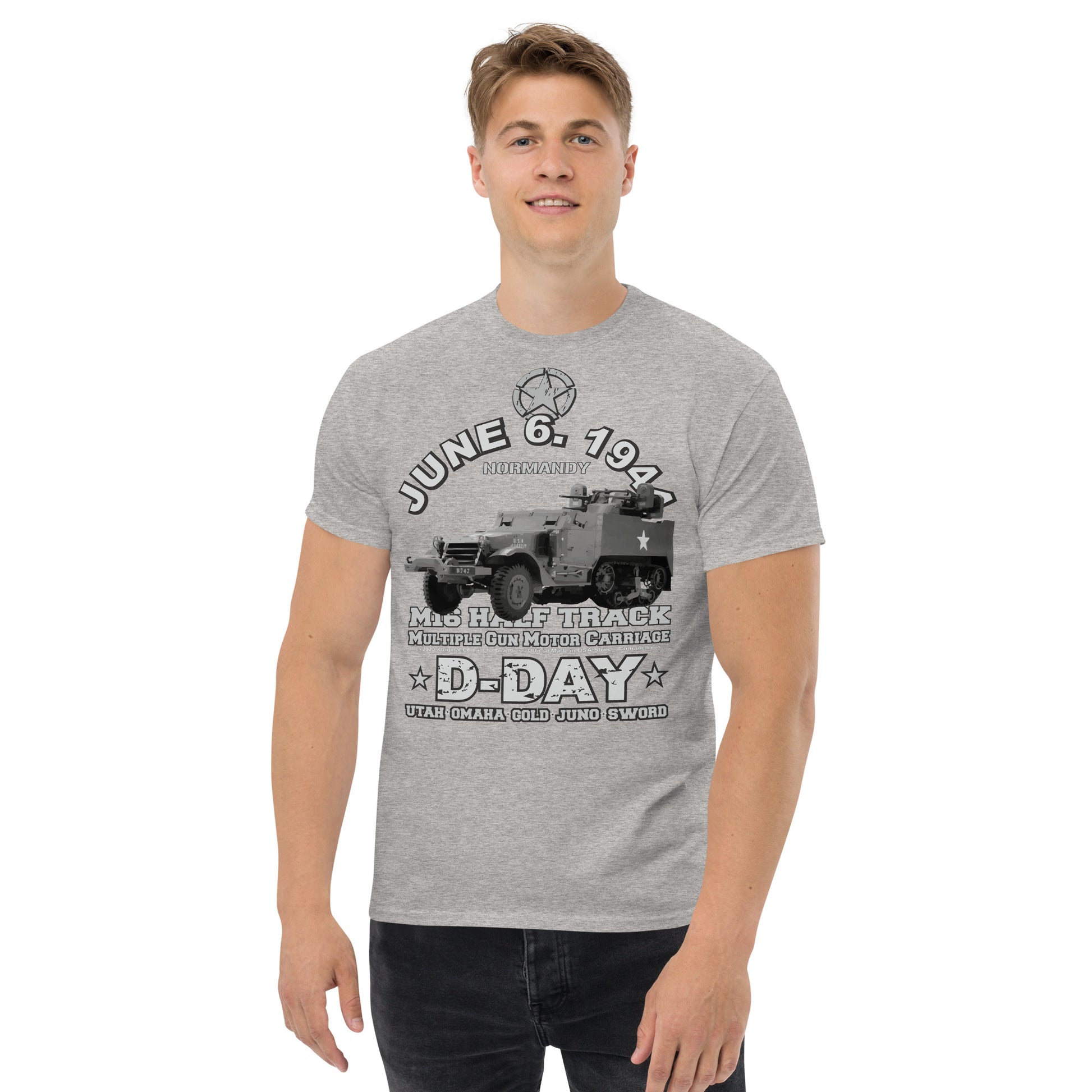 M16 Half Track D-Day Veterans classic tee