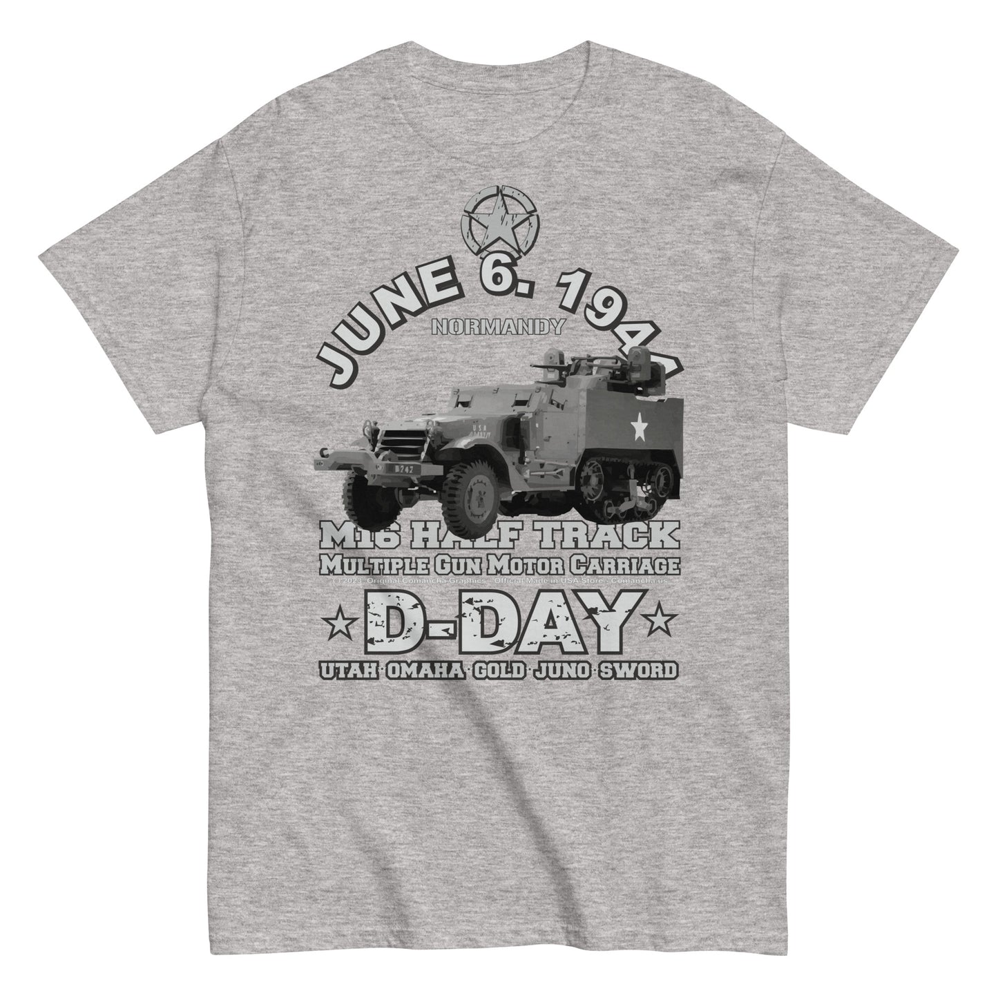 M16 Half Track D-Day Veterans classic tee