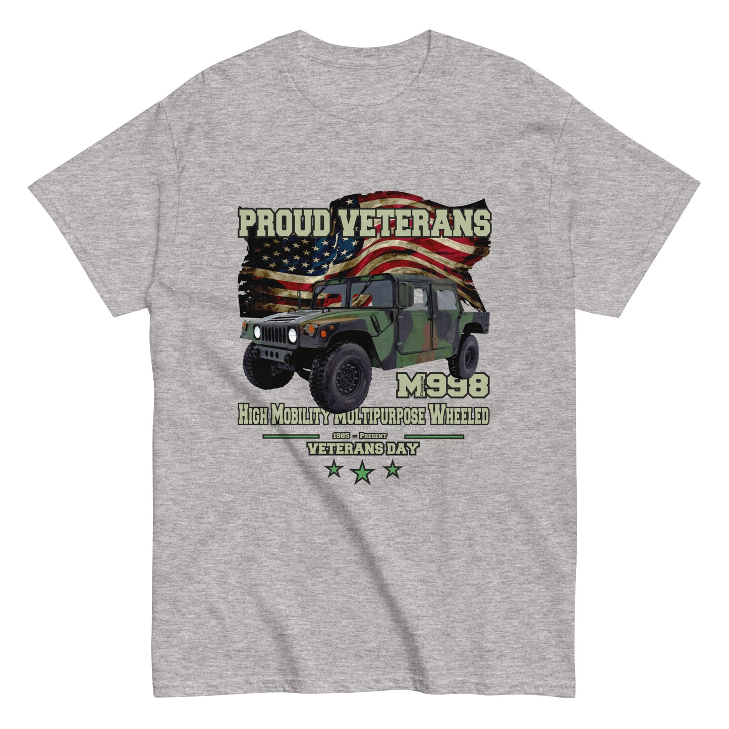 HMMWY COMBAT VETRANS T-Shirt,HMMWY t-shirt,Hamwy t-shirt,us army t-shirt,comancha,