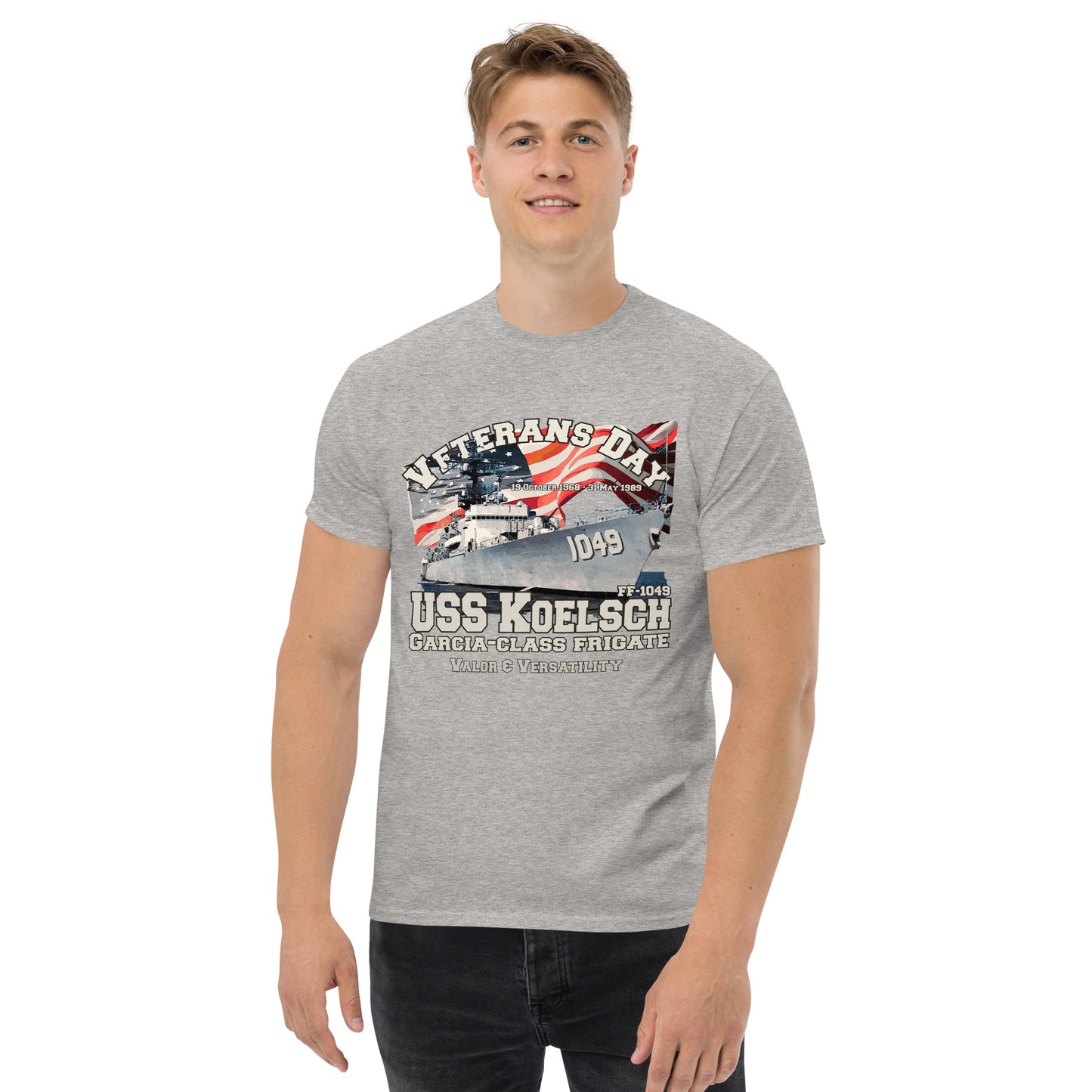 USS KOELACH tee,FF-1049 tee, uss Frigate Veterans T-shirt,USS KOELACH t-shirt, FF-1049 Frigate Veterans T-shirt,