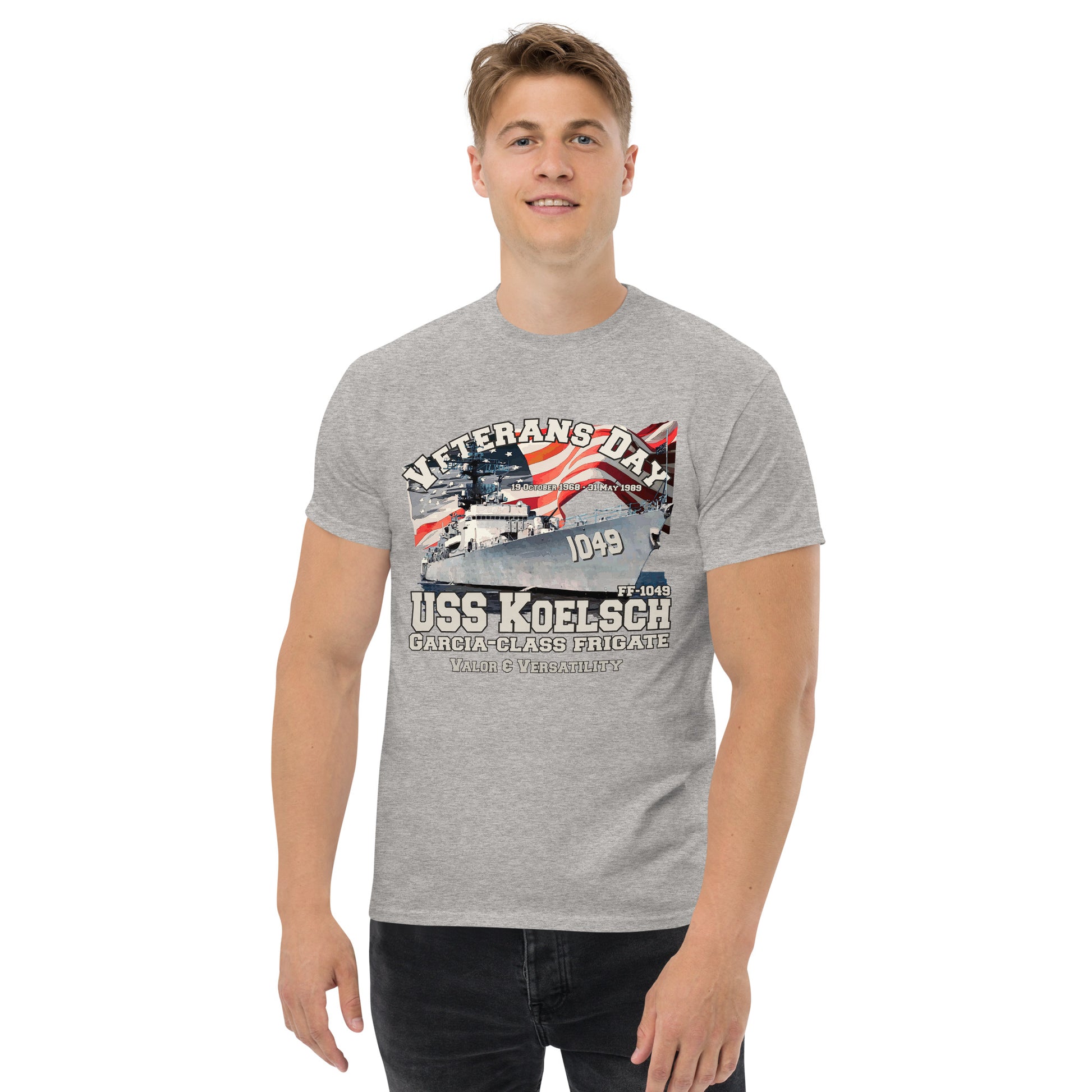 USS KOELACH tee,FF-1049 tee, uss Frigate Veterans T-shirt,USS KOELACH t-shirt, FF-1049 Frigate Veterans T-shirt,