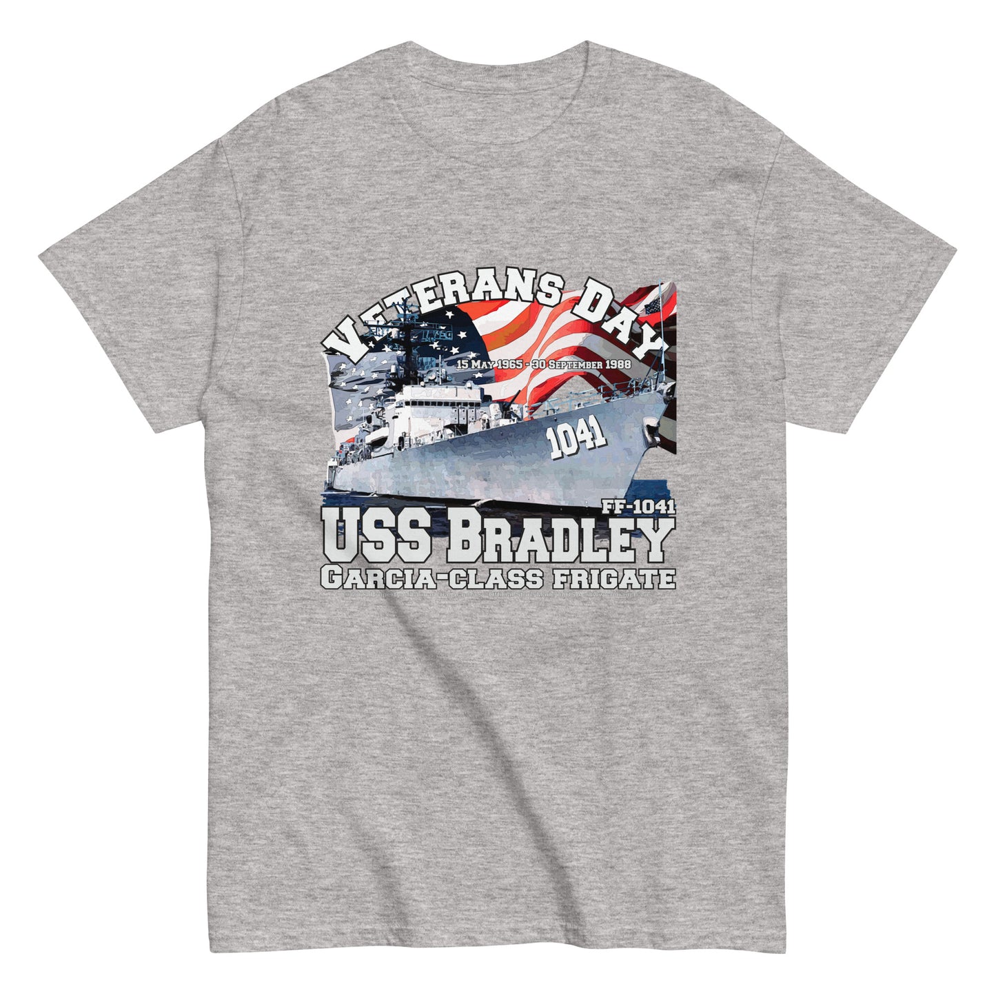 USS Bradley FF-1041 Frigate T-shirt