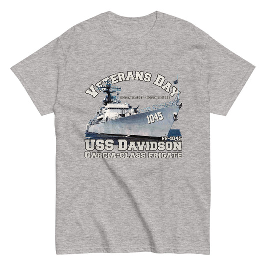 USS DAVIDSON FF-1045 Frigate T-shirt