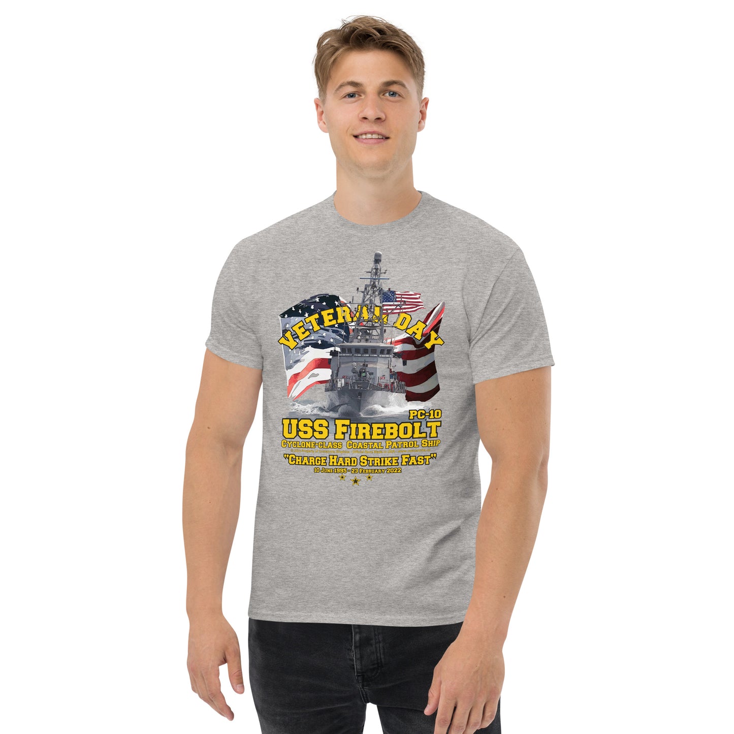 USS Firebolt t-shirt, PC-10 Patrol Ship T-shirt,patrol ship tee,navy tee,us navy tee,comancha t-shirt,