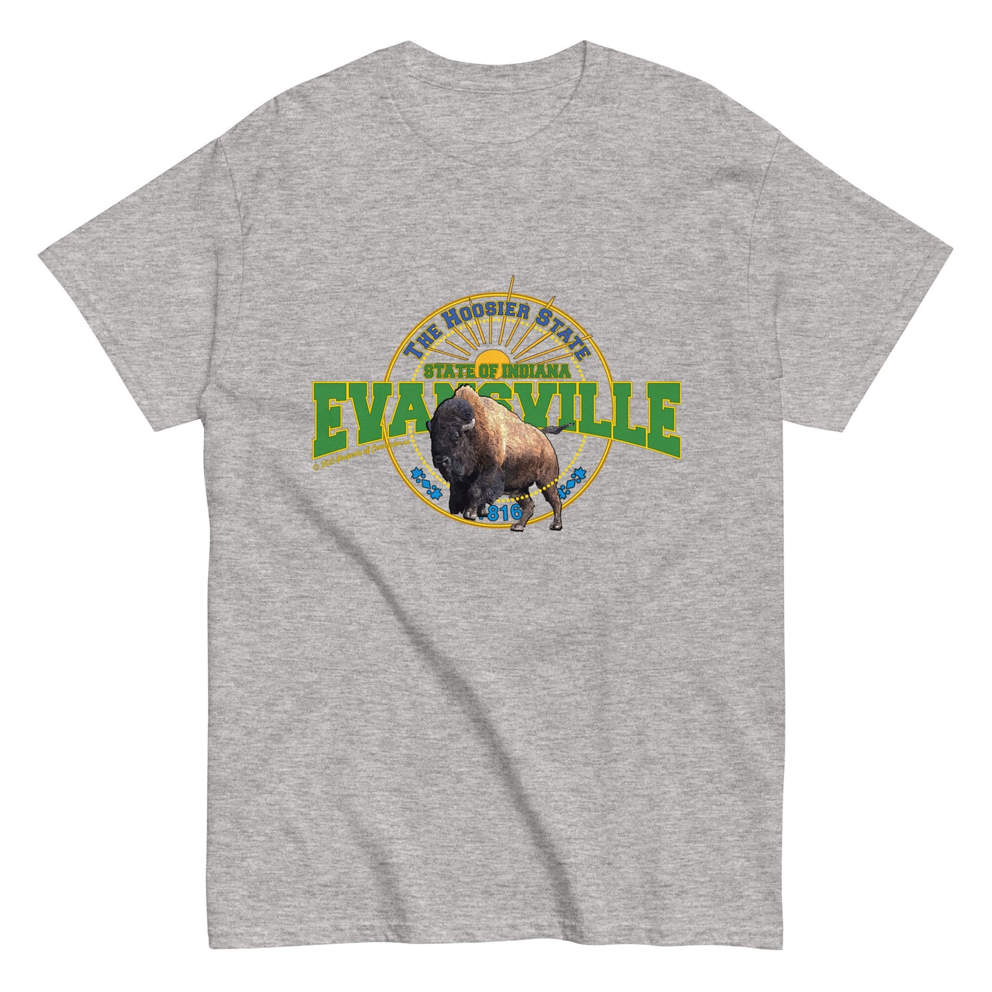 Evansville City Tee - Indiana State T-shirt,