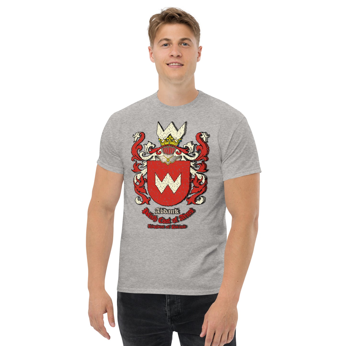 Abdank Herb Koszulka, Herb Rodowy Koszulka, Abdank Coat of Arms tee, Comancha Graphics,
