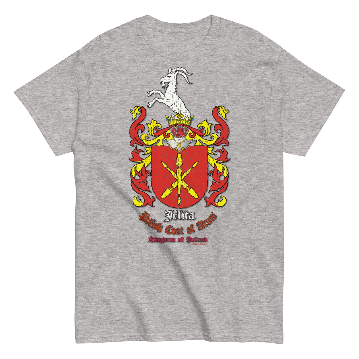 Jelita Herb Koszulka, Herb Rodowy Koszulka, Jelita Coats of Arms Tee, Comancha Graphics tee,