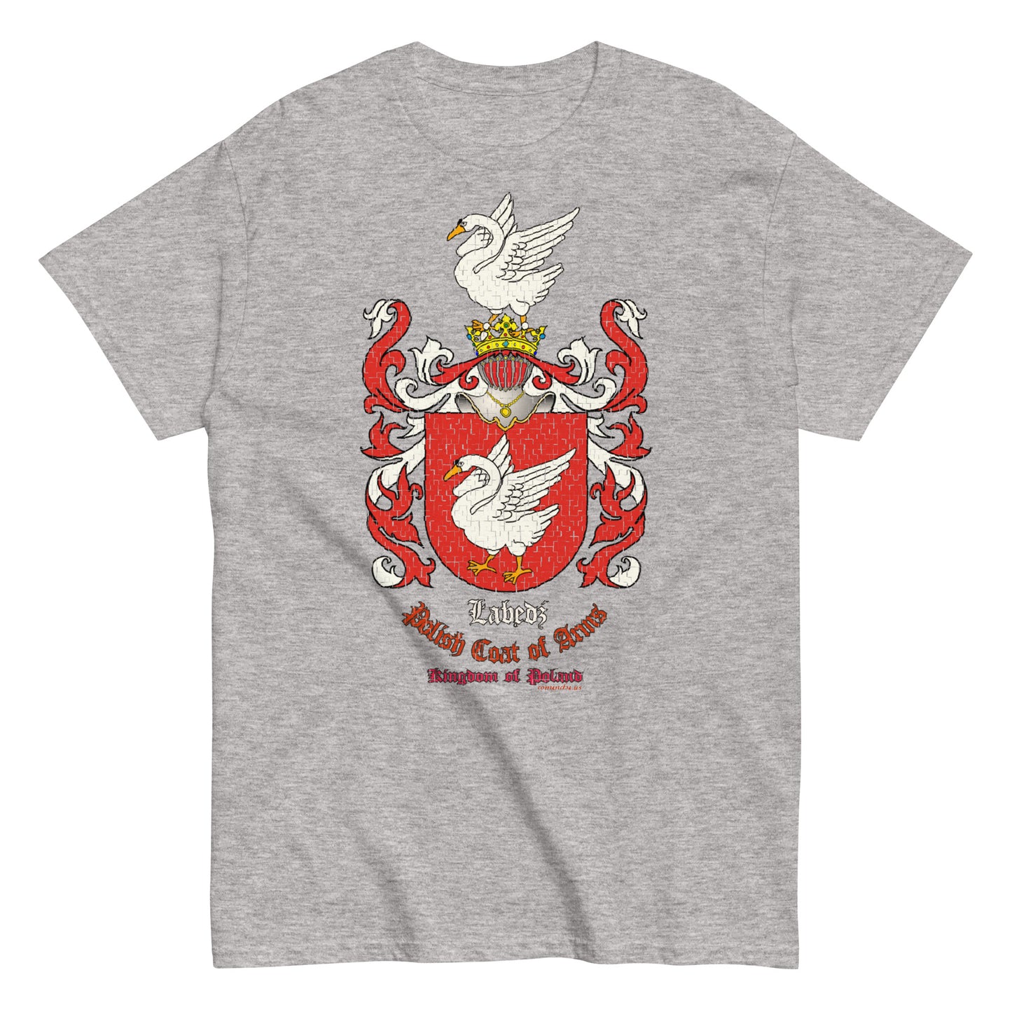 Labedz Herb Koszulka, Herb Rodowy Koszulka, Labedz Coats of Arms Tee, Comancha Graphics tee,