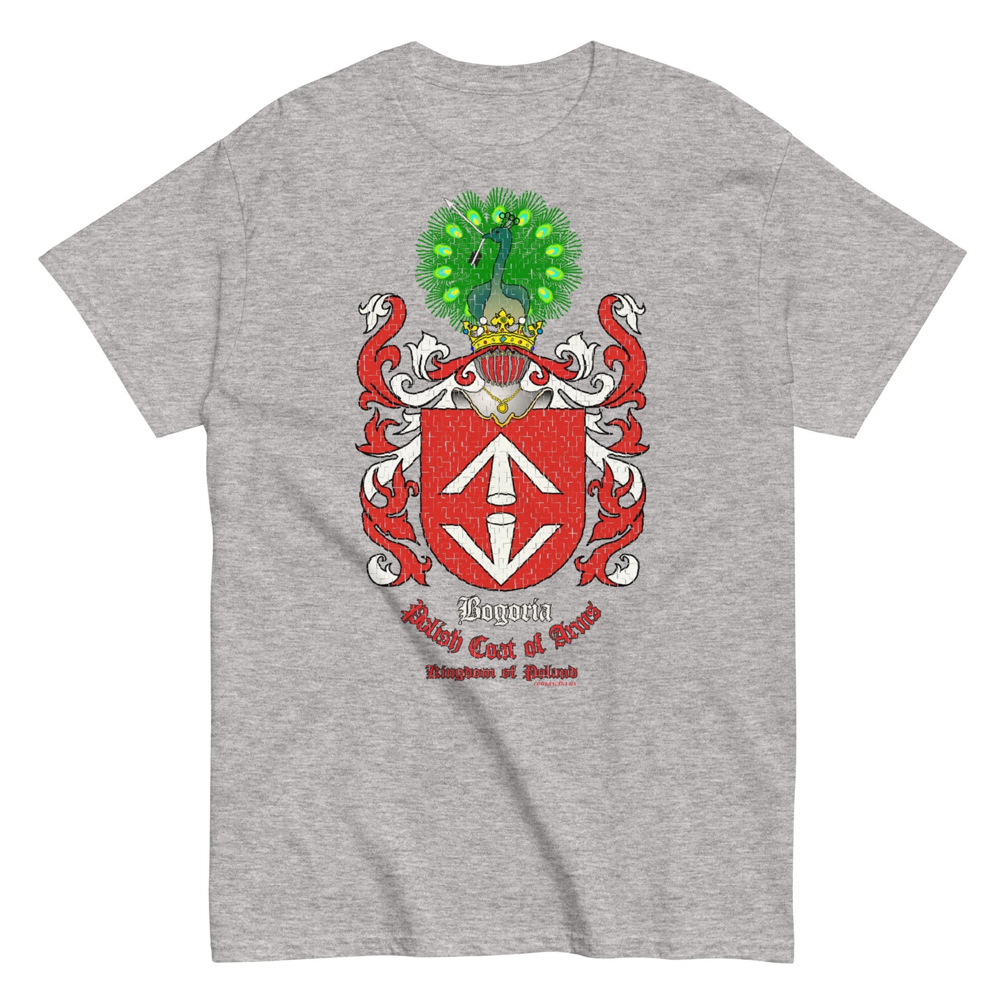 Bogoria Herb Koszulka, Herb Rodowy Koszulka, Bogoria Coats of Arms Tee, Comancha Graphics,