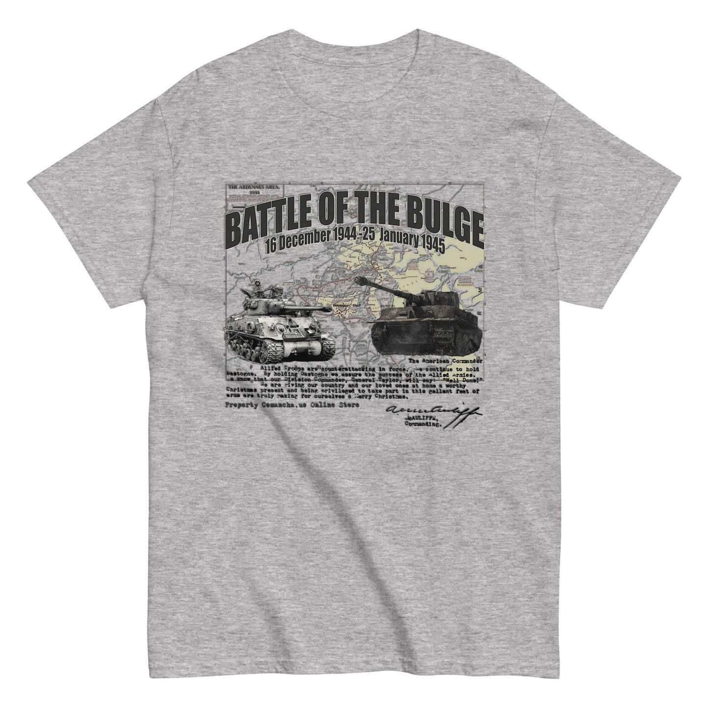 D-Day T-shirt, Battle of Bastogne tee, Comancha D-Day t-shirt,