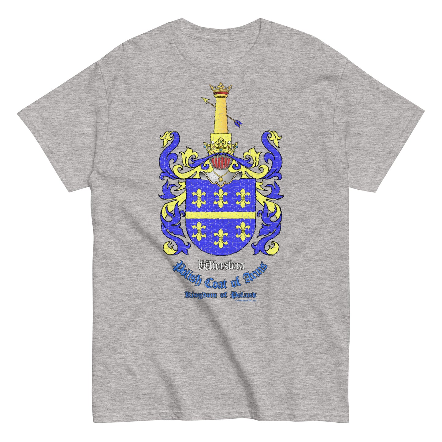 Wierzbna Herb szlachecki Koszulka, Polski herb rodowy koszulka, Wierzbna coats of arms t-shirt, Comancha Graphics,