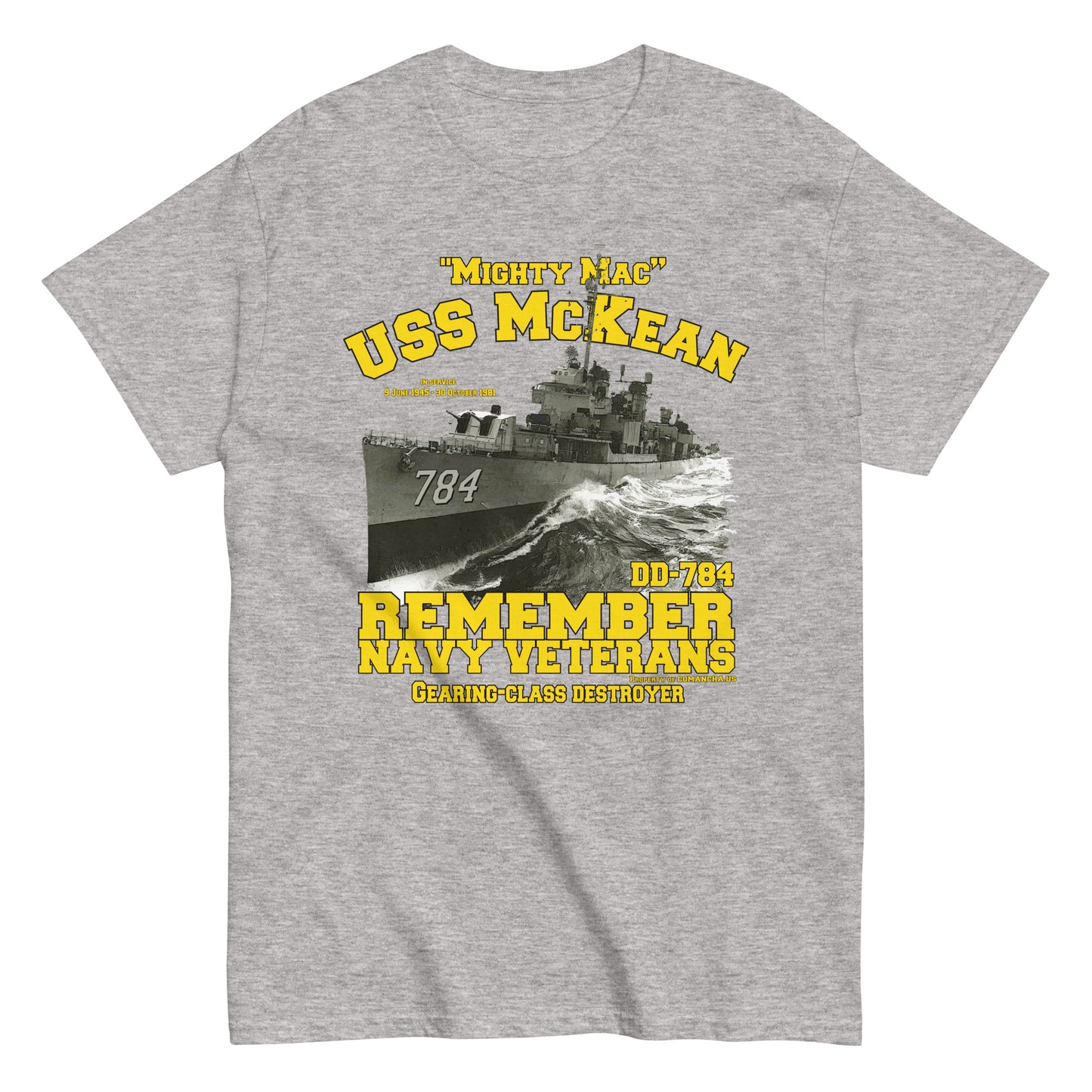 USS McKean DD-784 Destroyer T-shirt