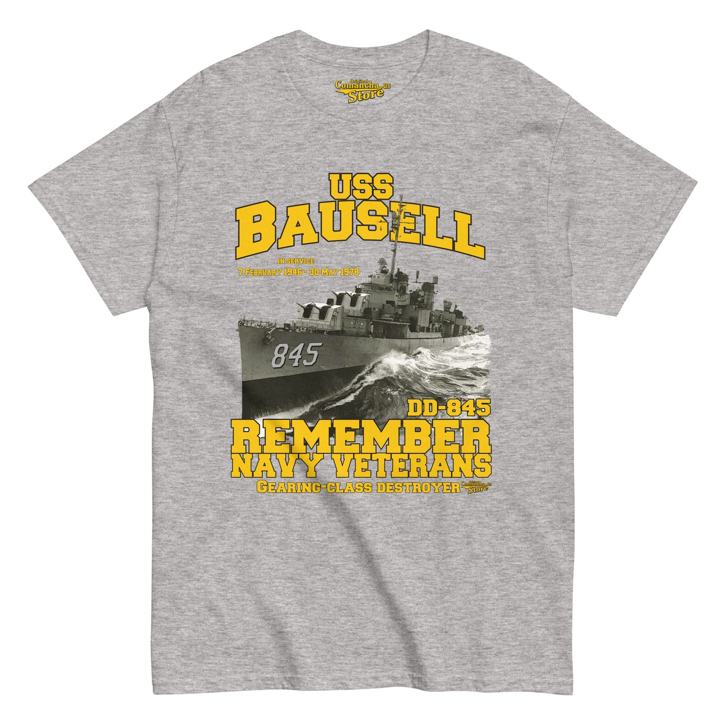 USS Bausell DD-845 Shipmates t-shirt