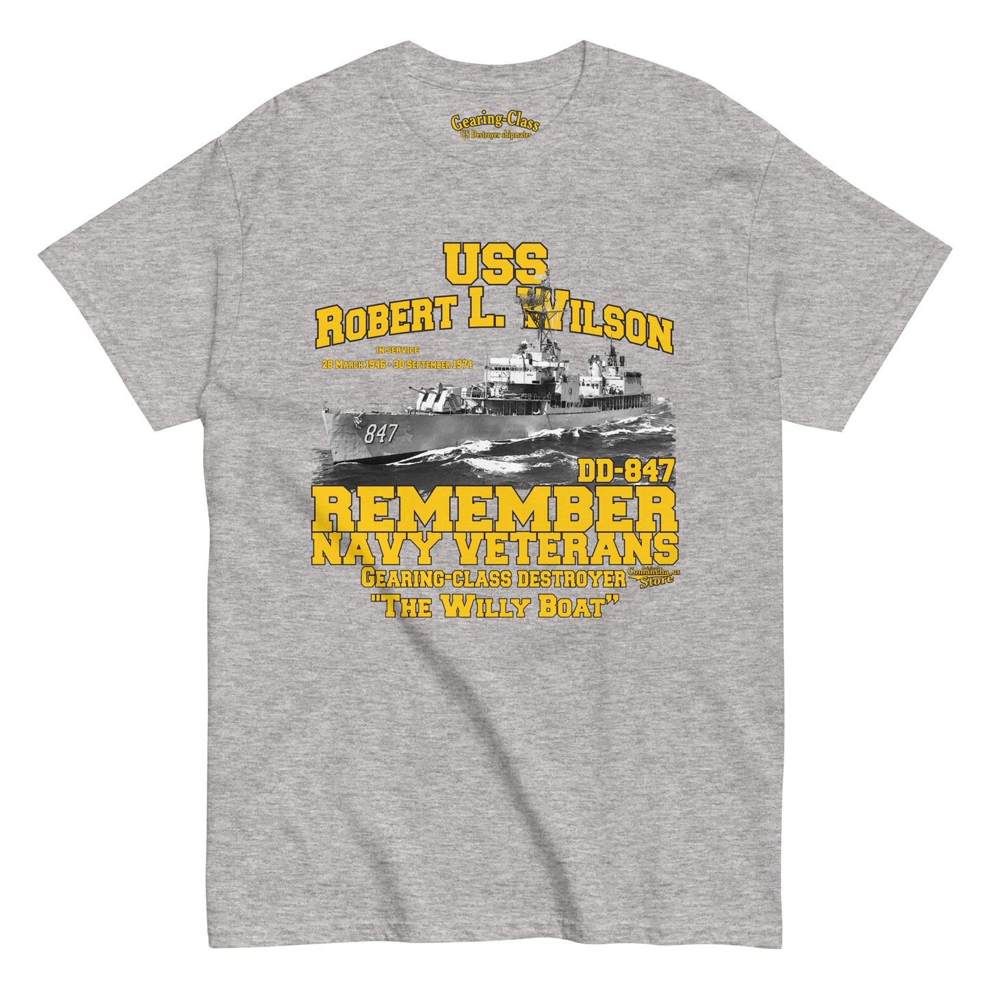 USS Robert L. Wilson DD-847 Destroyer tee