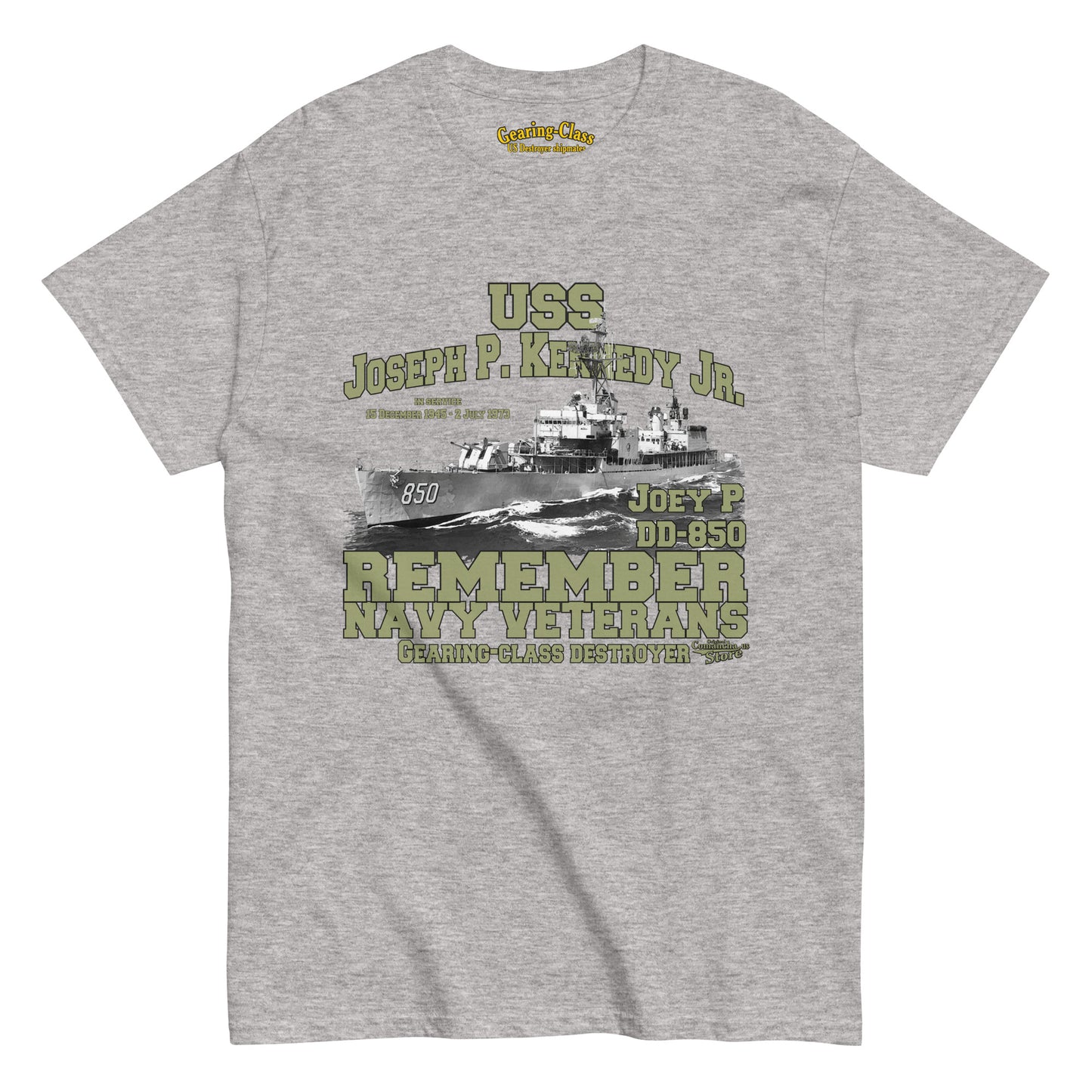 USS Joseph P. Kennedy Jr. DD-850 Shipmates tee