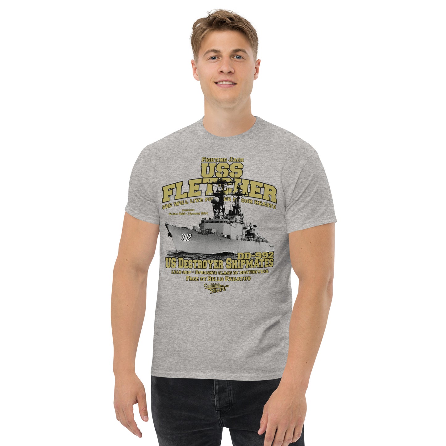 USS Fletcher DD-992 Shipmates t-shirt,
