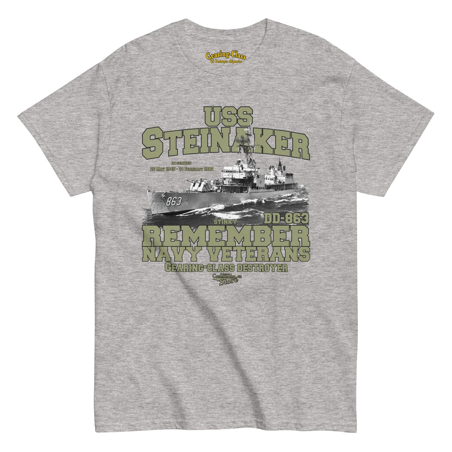 USS Steinaker DD-863 Destroyer tee