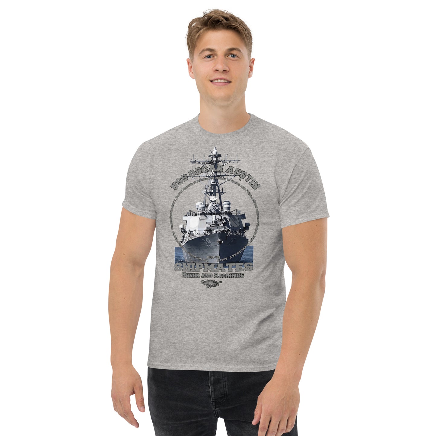 USS Oscar Austin DDG-79 Shipmates T-shirt,