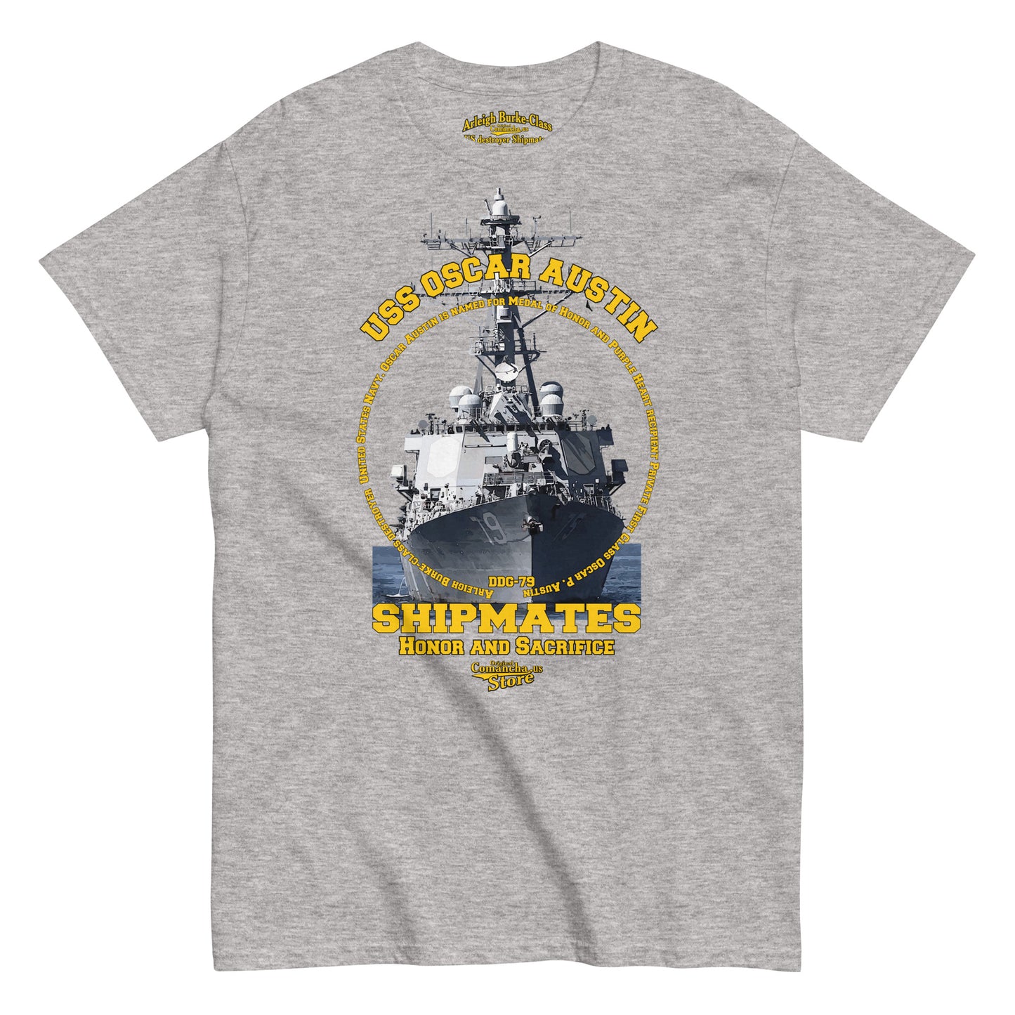 USS Oscar Austin DDG-79 Shipmates T-shirt,