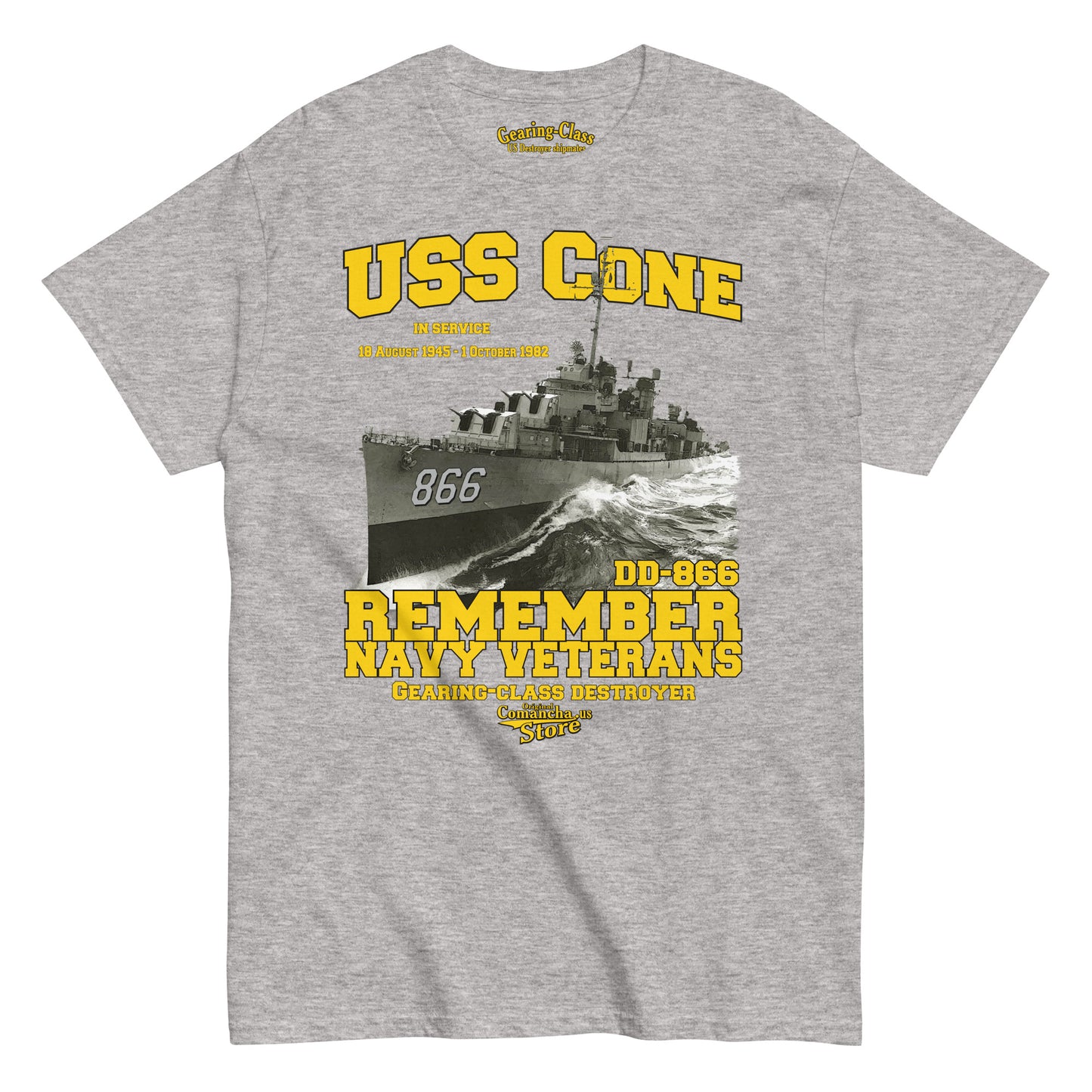 USS Cone DD-866 Shipmates T-shirt