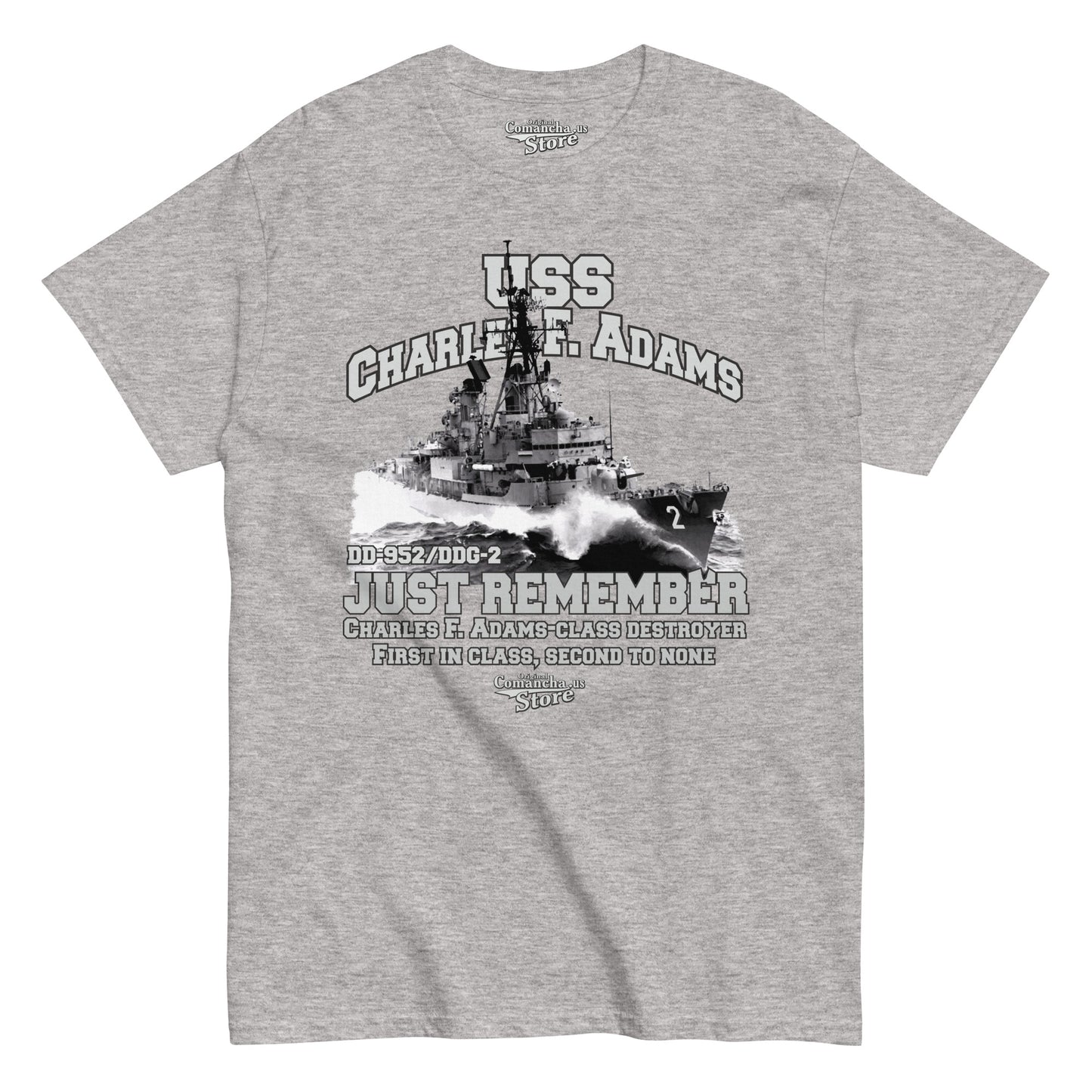 USS Charles F. Adams DDG-2 T-shirt,