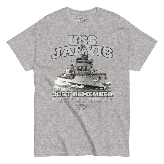 USS Jarvis DD-393 Destroyer t-shirt