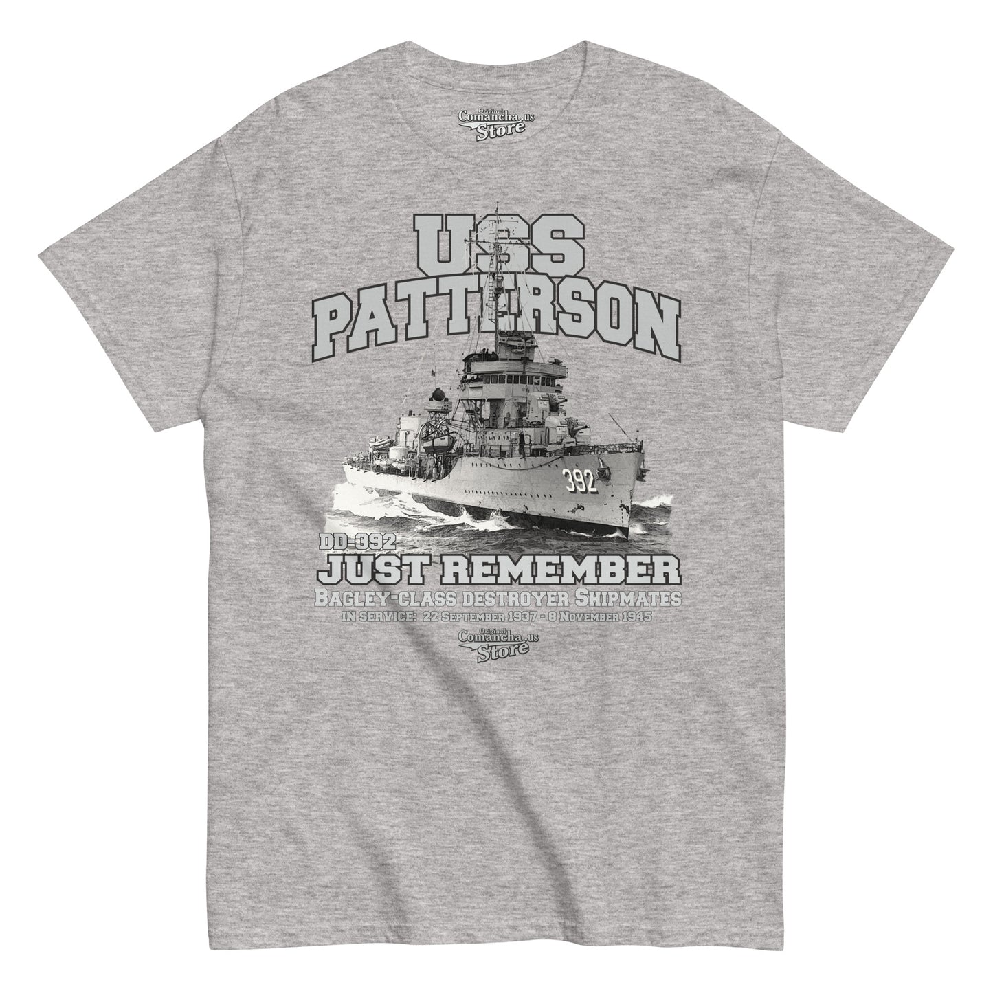 USS Patterson DD-392 Destroyer T-shirt