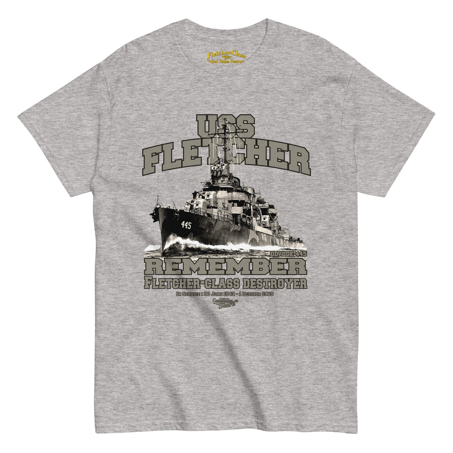 USS Fletcher DD/DDE-445 tee