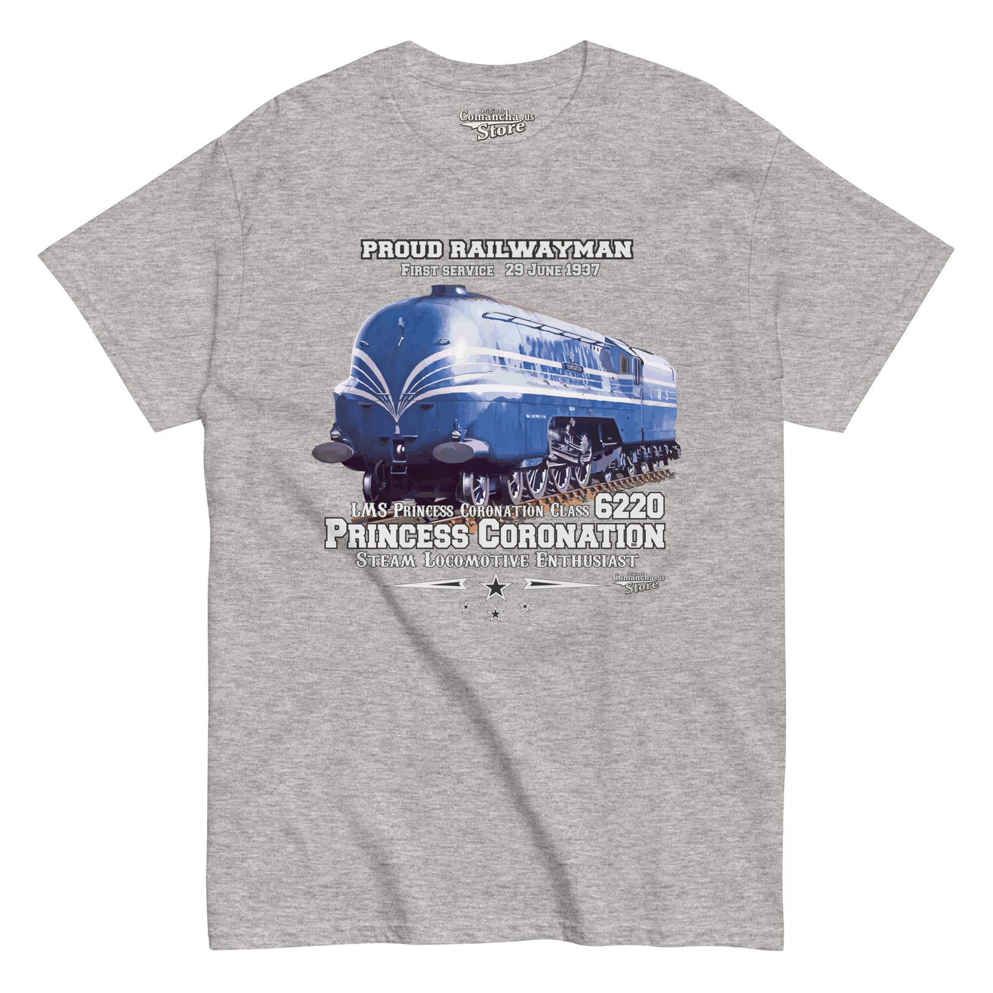 LMS Coronation Class No. 6220 t-shirt