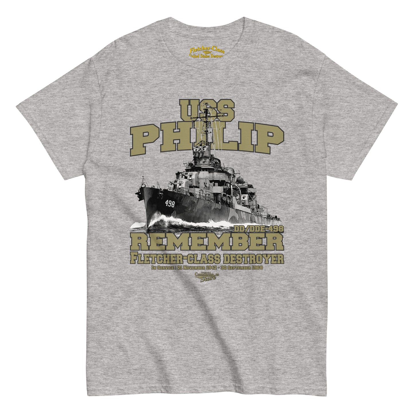 USS Philip DD/DDE-498 t-shirt