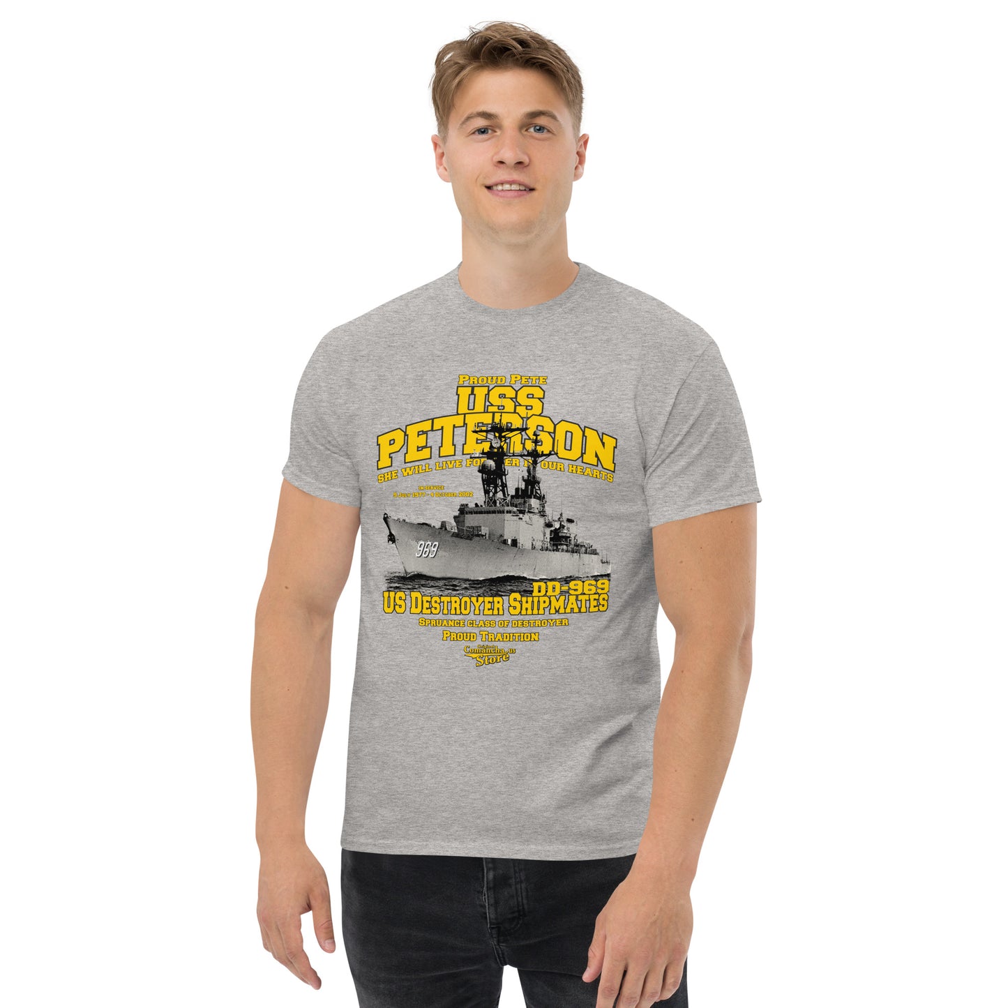 USS Peterson DD-969 t-shirt