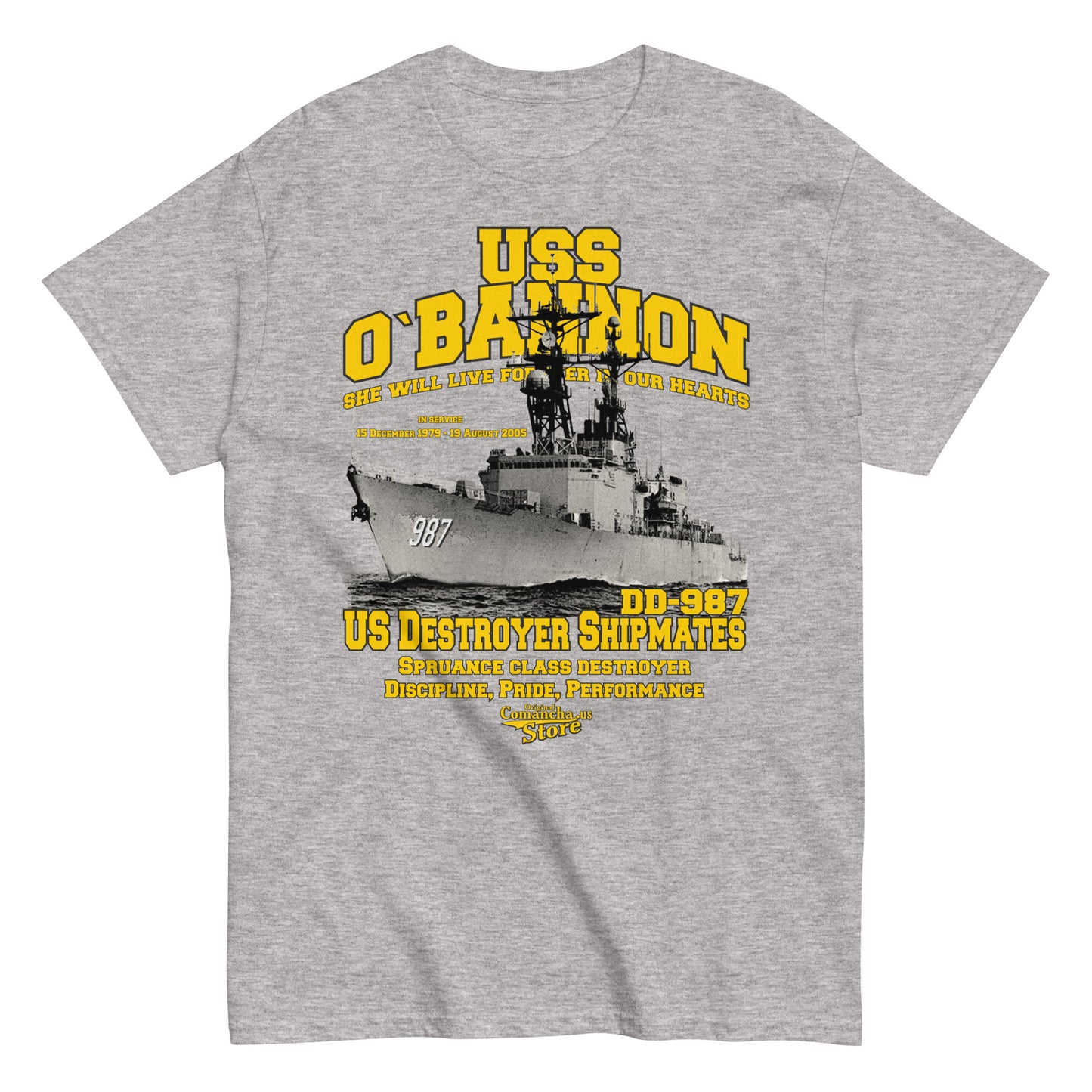 USS O'Bannon DD-987 t-shirt