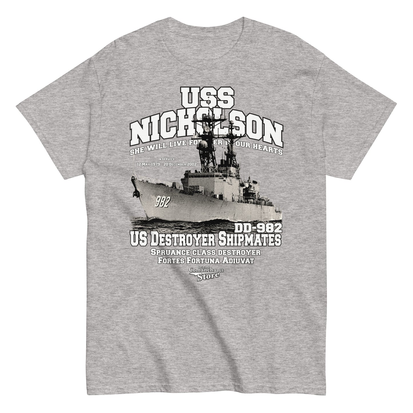 USS Nicholson DD-982 Shipmates T-shirt