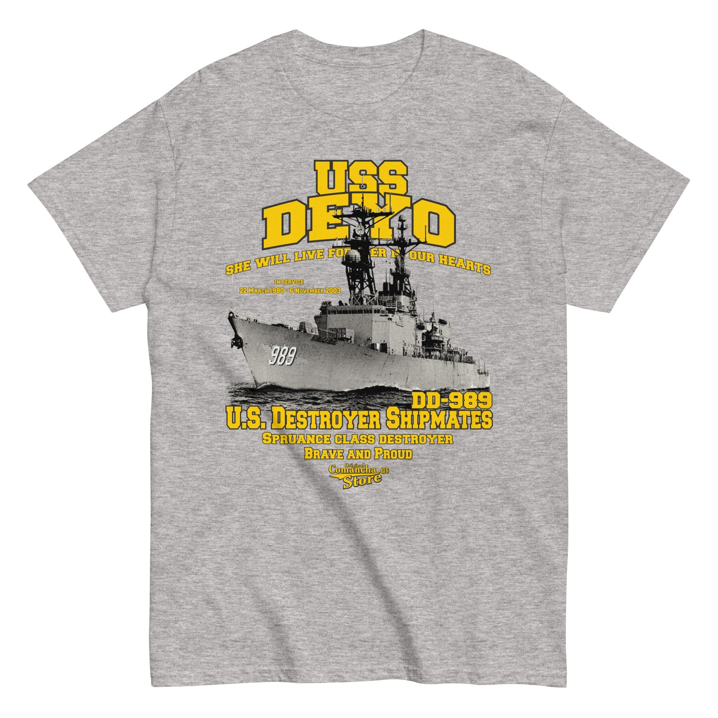 USS Deyo DD-989 t-shirt