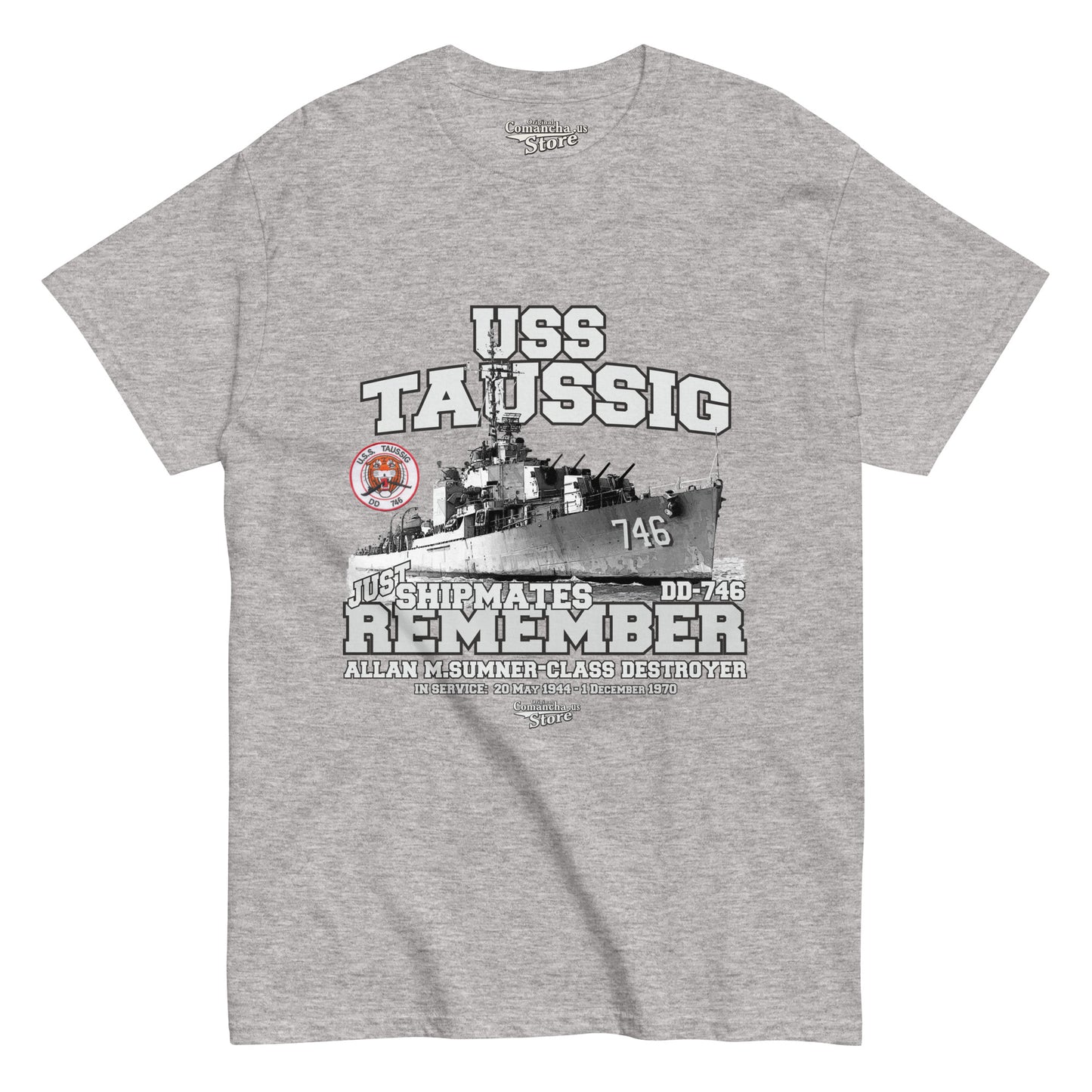 USS Taussig DD-746 Shipmates T-shirt