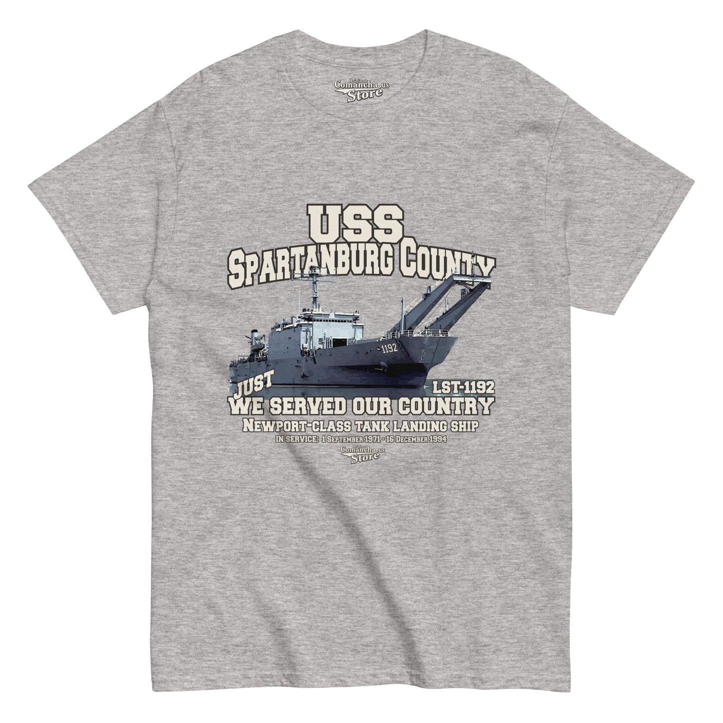 USS Spartanburg County LST-1192 t-shirt