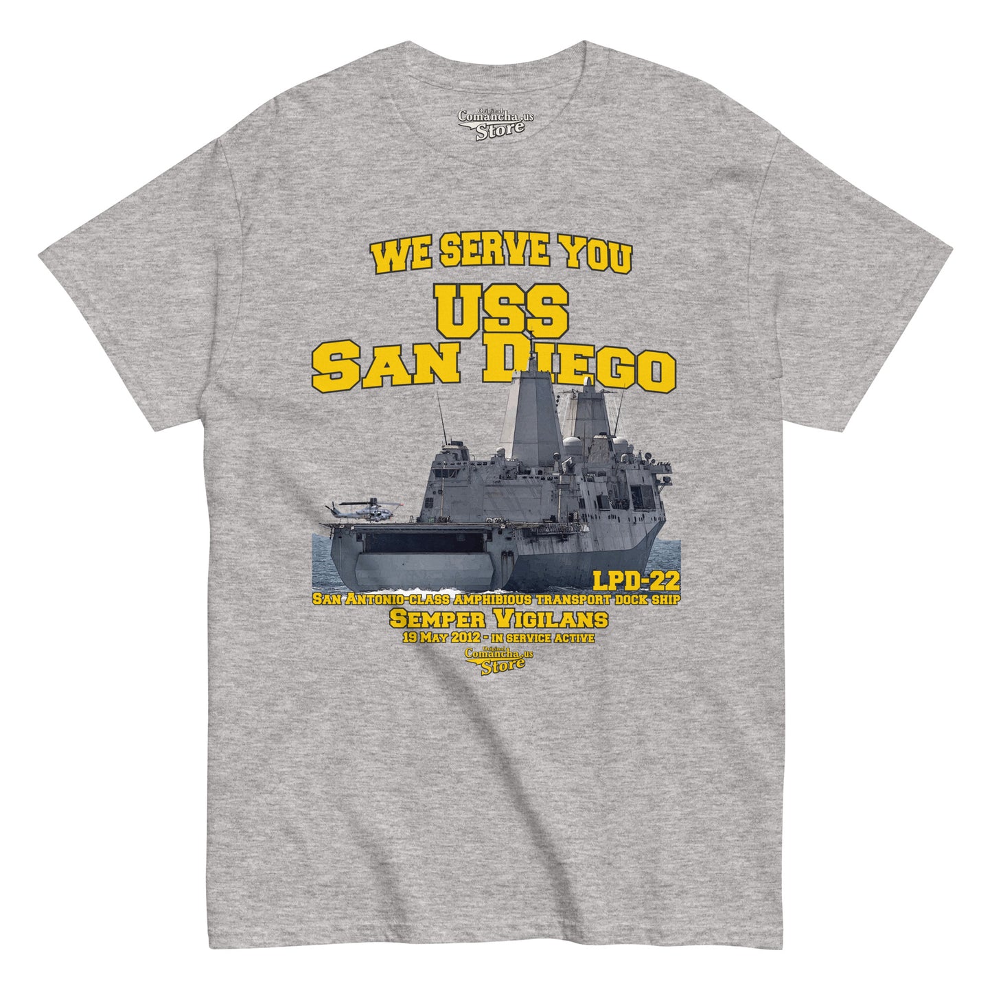 USS San Diego LPD-22 t-shirt
