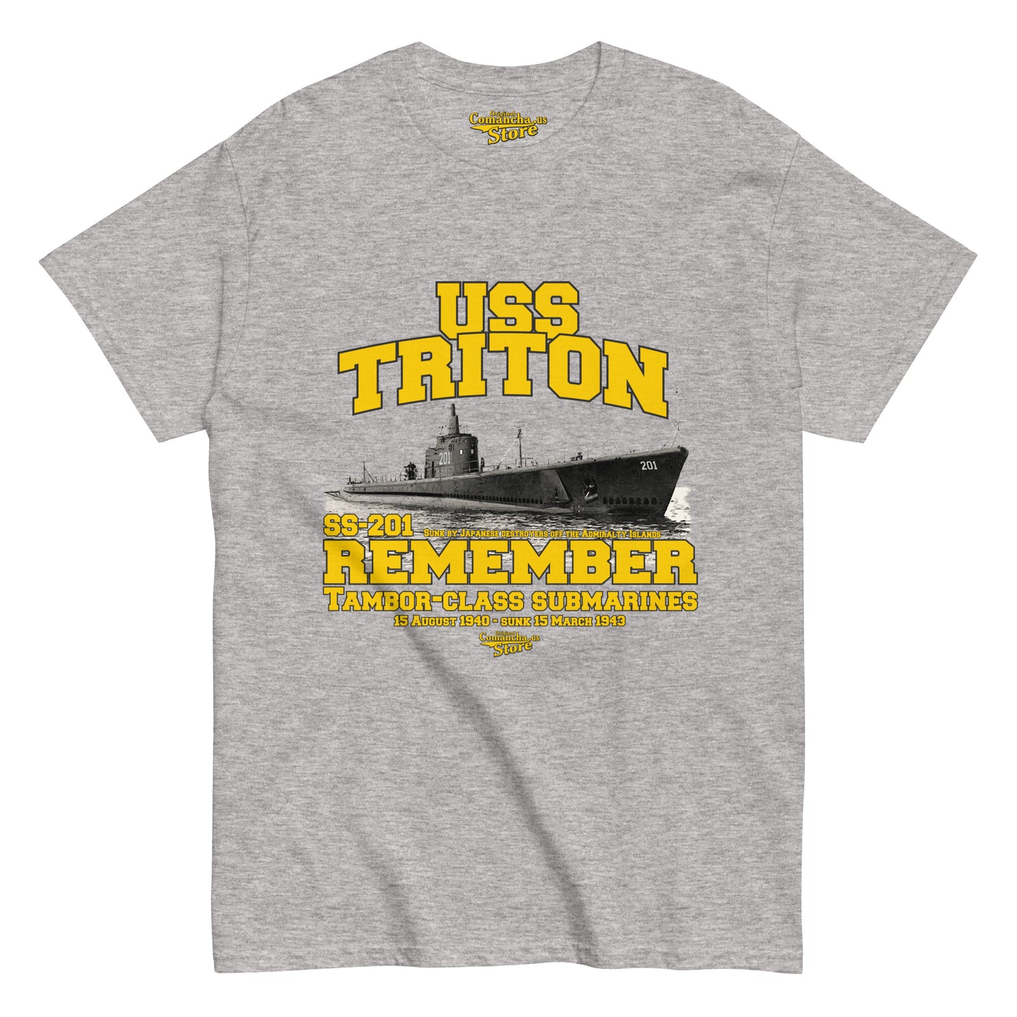 USS Triton SS-201 shipmates t-shirt