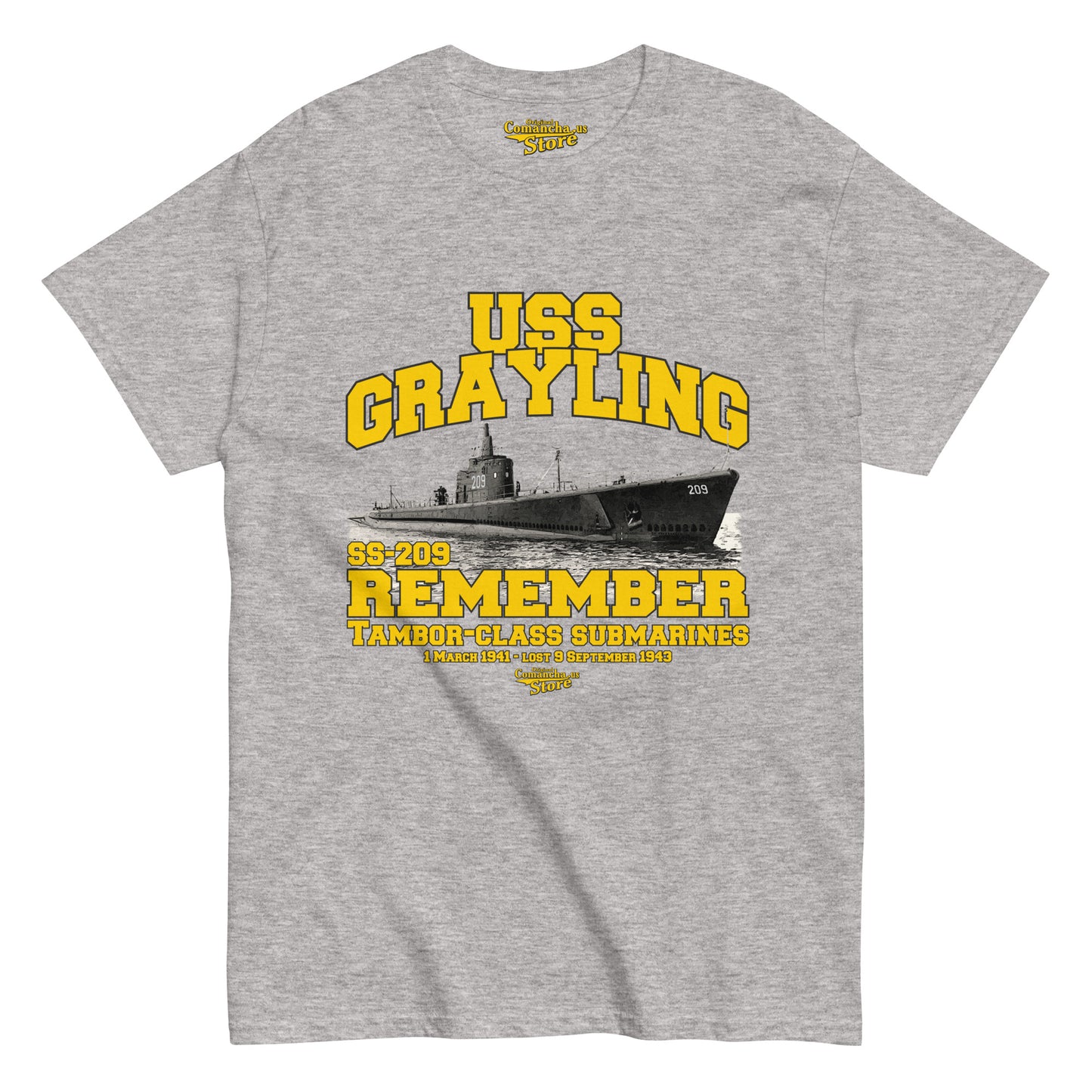 USS Grayling SS-209 Shipmates T-shirt