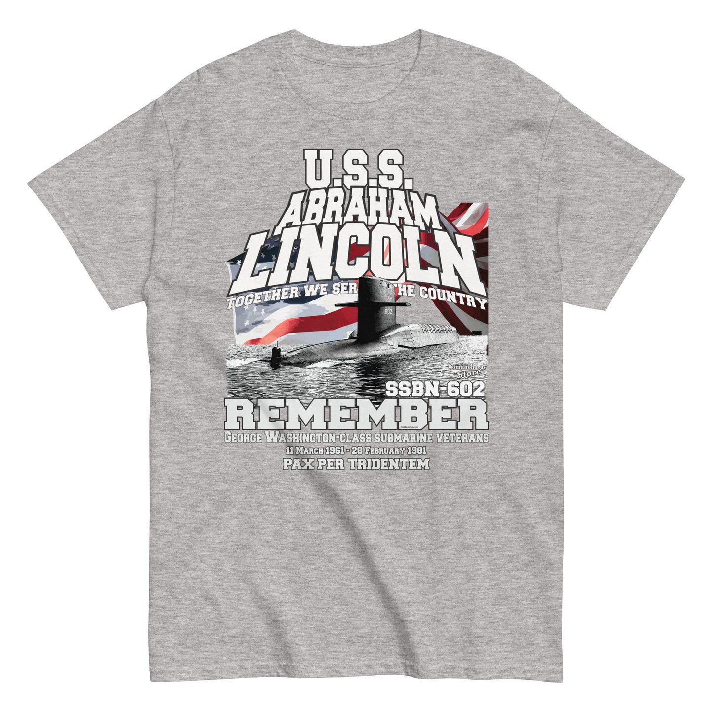 USS ABRAHAM LINCOLN SSBN-602 Shipmates T-shirt