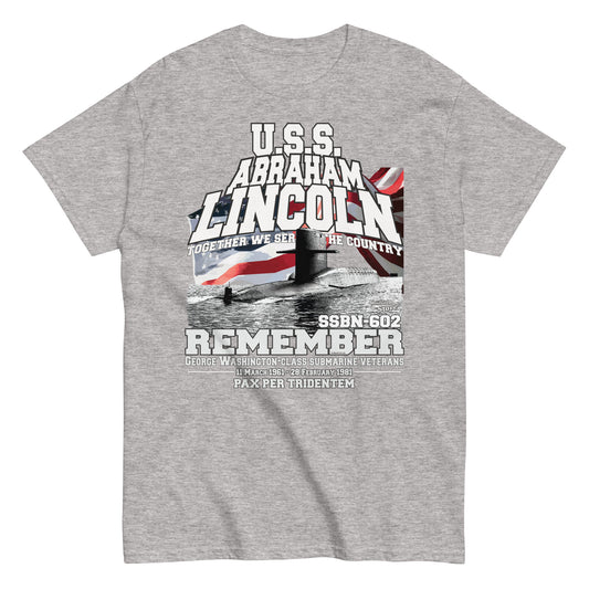 USS ABRAHAM LINCOLN SSBN-602 Shipmates T-shirt