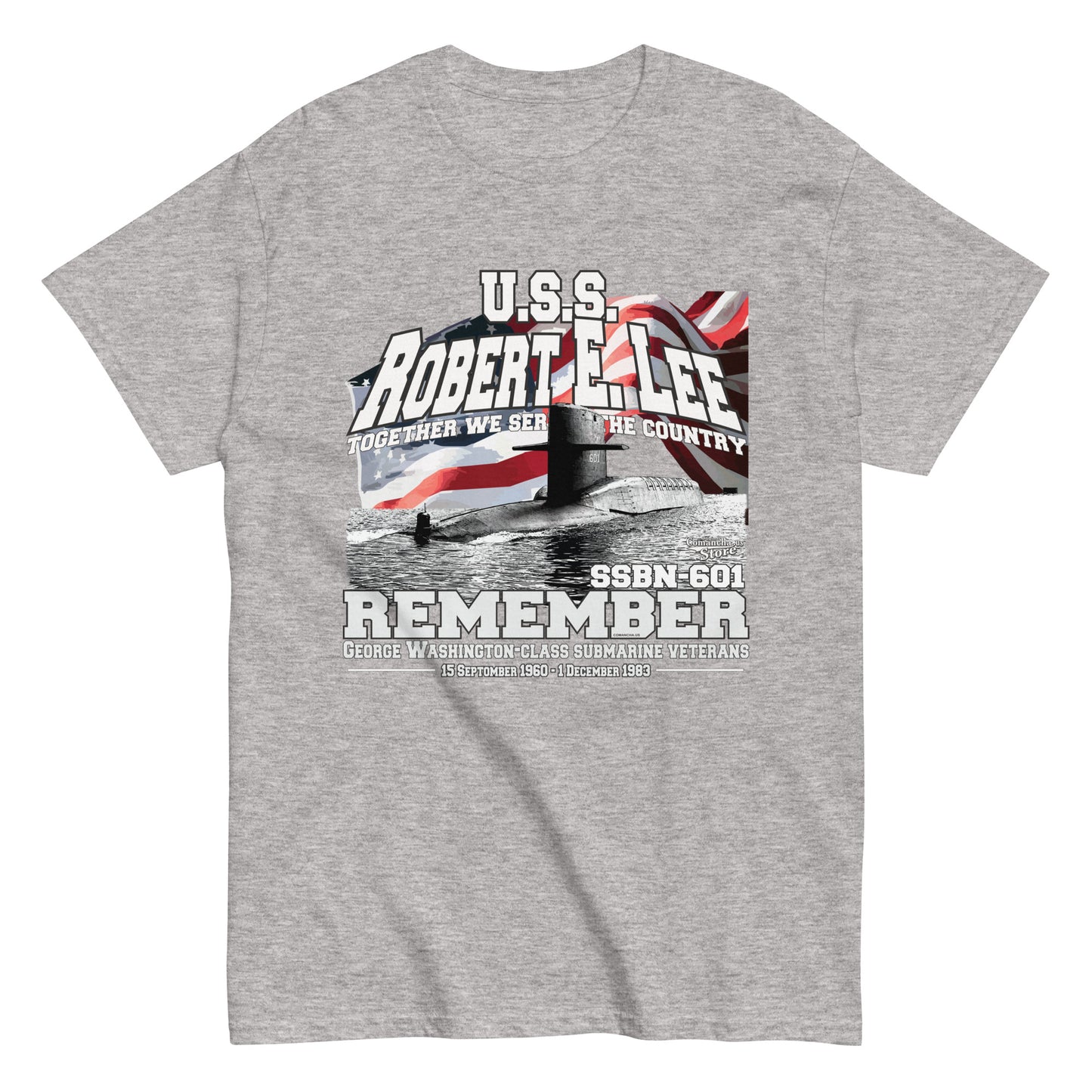 USS ROBERT E. LEE SSBN-601 Shipmates T-shirt
