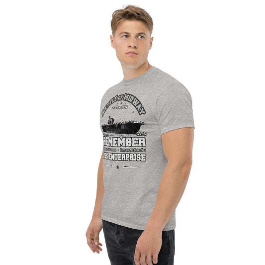 USS ENTERPRISE t-shirt, US Navy Veterans tee,USS ENTERPRISE CV-6 tee, Aircraft Carrier veterans T-shirt,