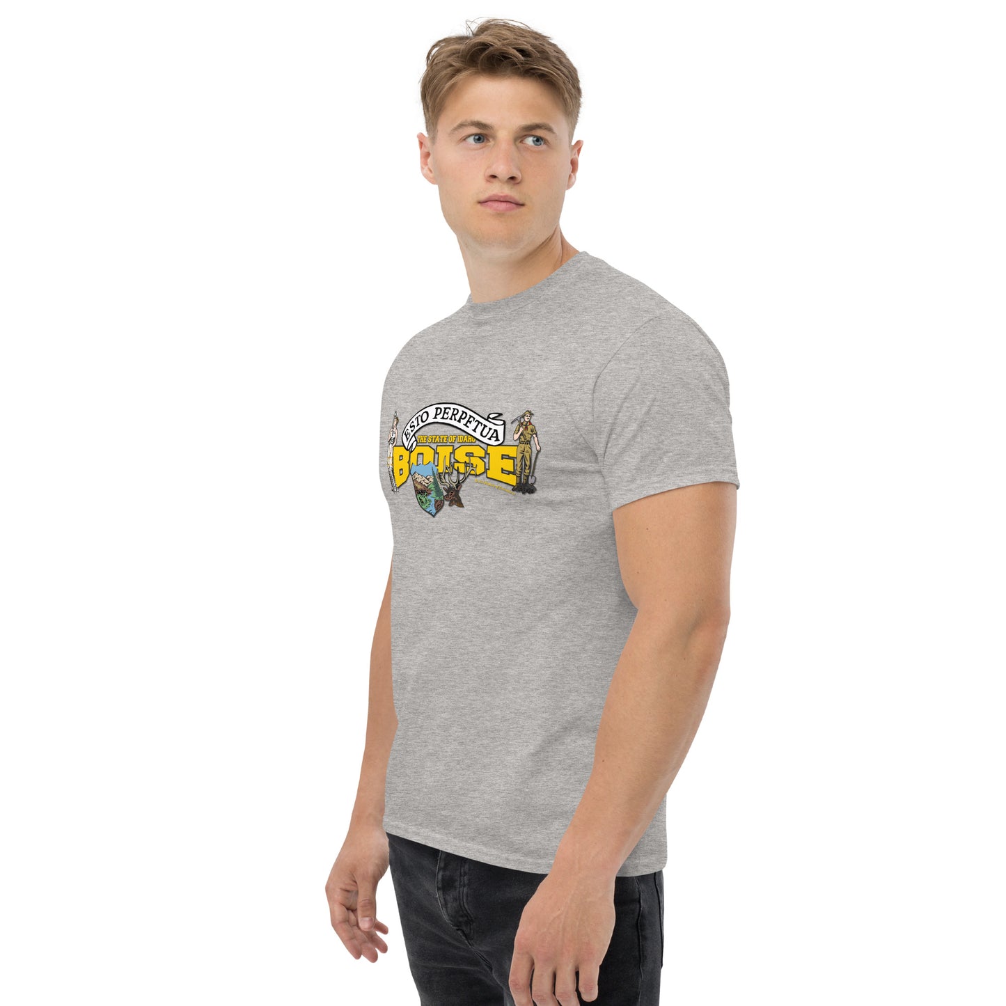 Boise t-shirt, Idaho State T-shirt, Comancha Graphics,