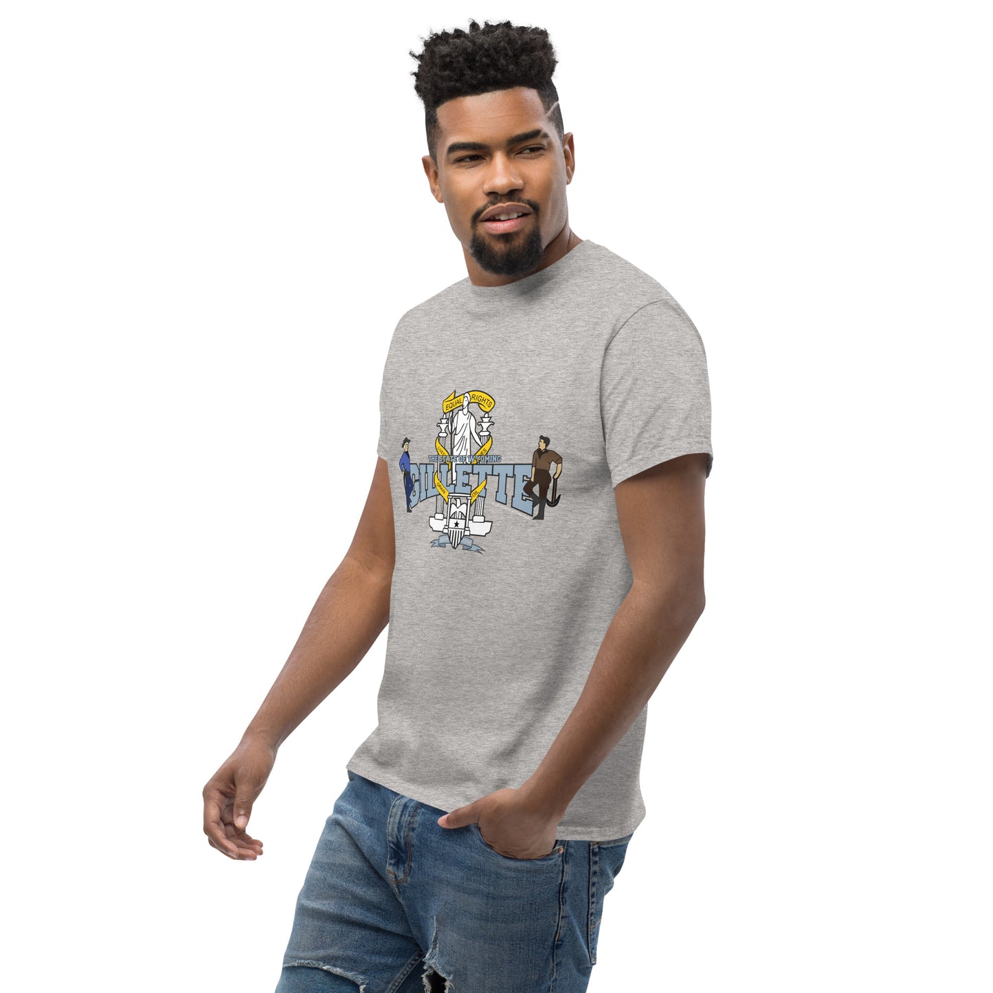 Gillette t-shirt,Wyoming T-shirt Comancha Graphics,